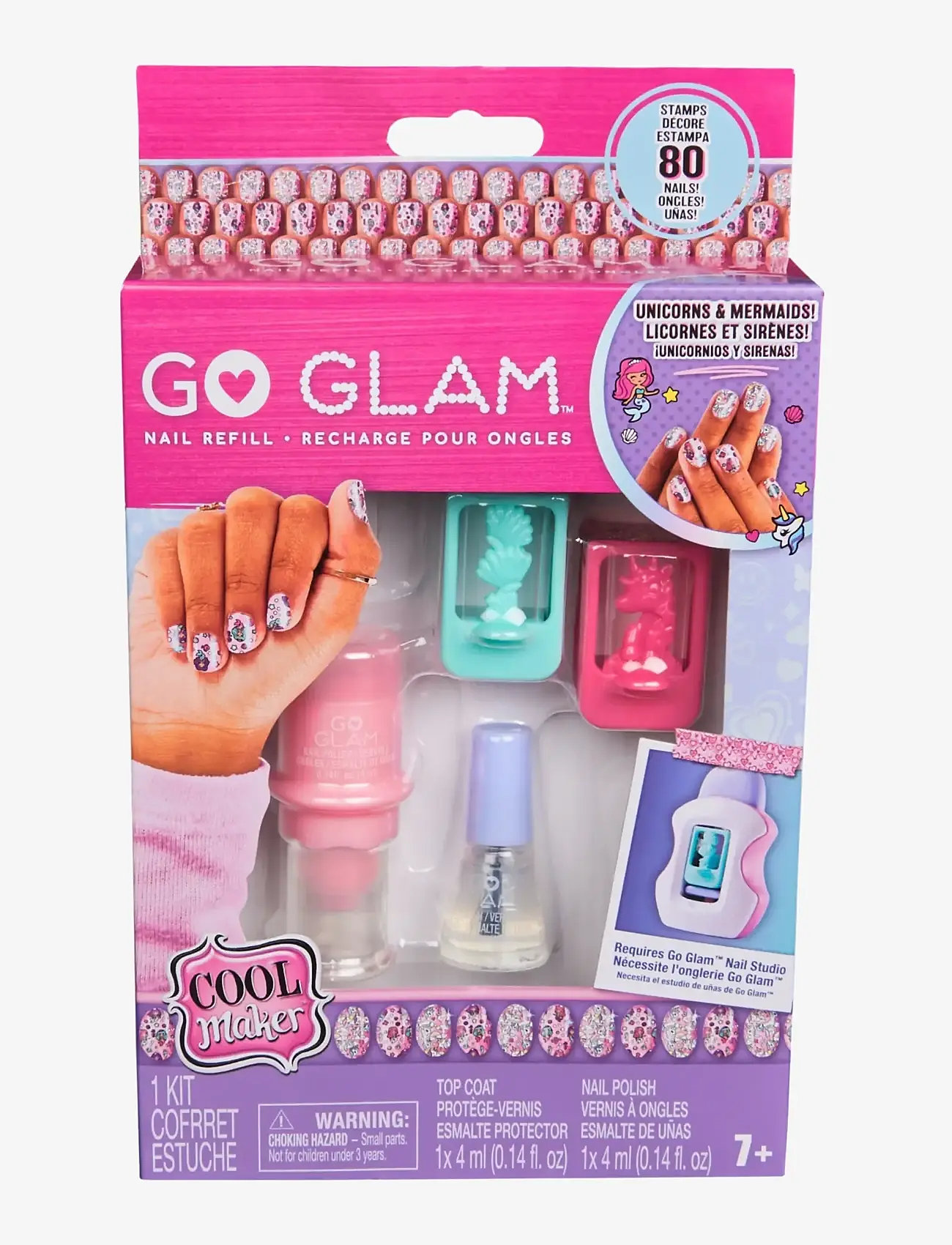 Cool Maker - Cool Maker Go Glam Mani-Mask Nail Studio Refill - kreasæt - muti - 0