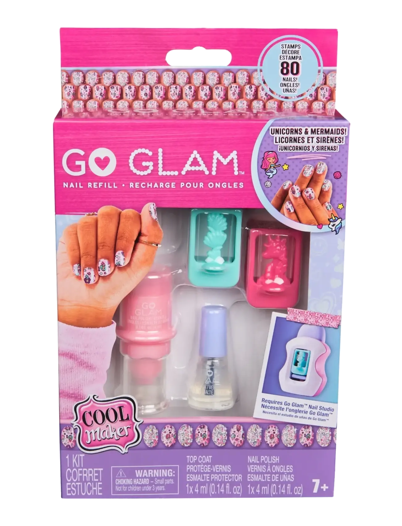 Cool Maker Cool Maker Go Glam Mani-Mask Nail Studio Refill - Julegave - MUTI / pink/rose