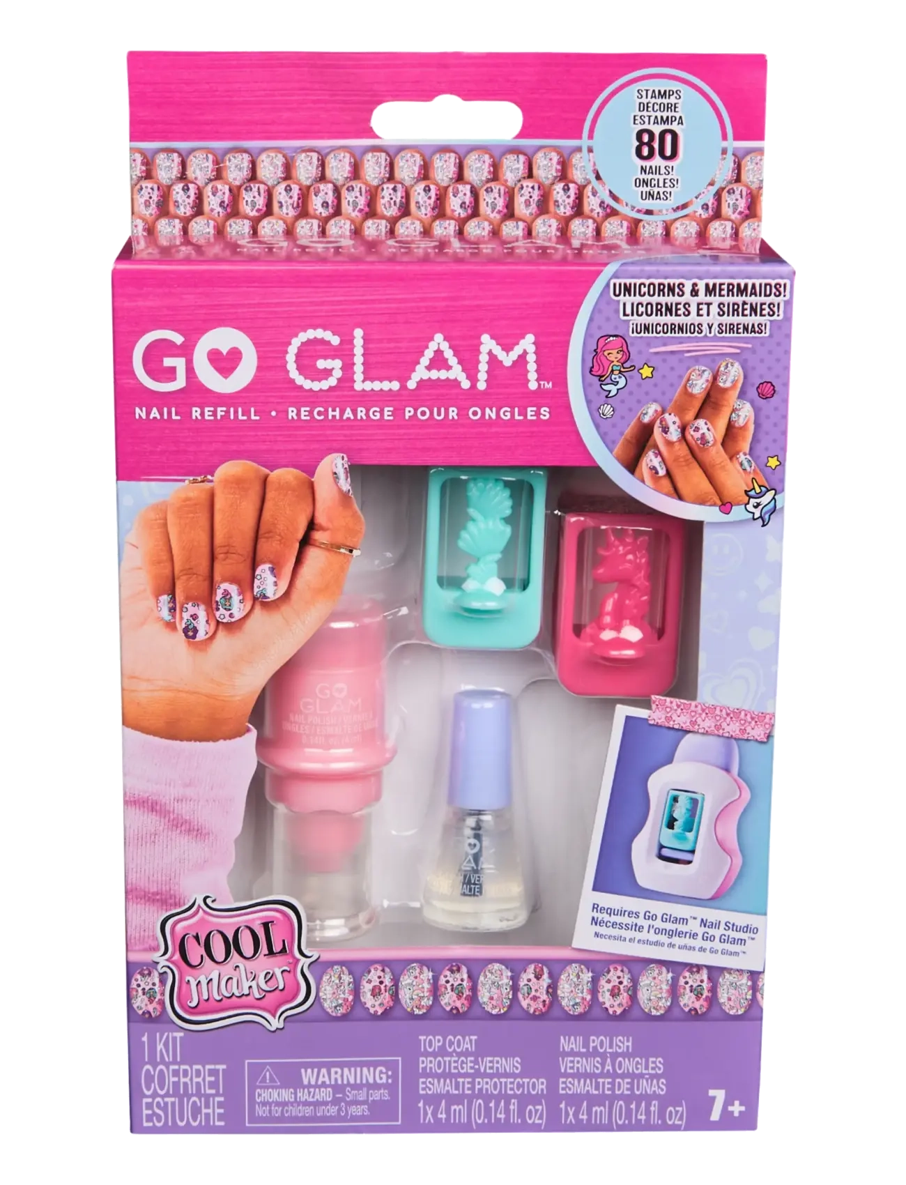 Cool Maker Cool Maker Go Glam Mani-Mask Nail Studio Refill - Julegave - MUTI / pink/rose