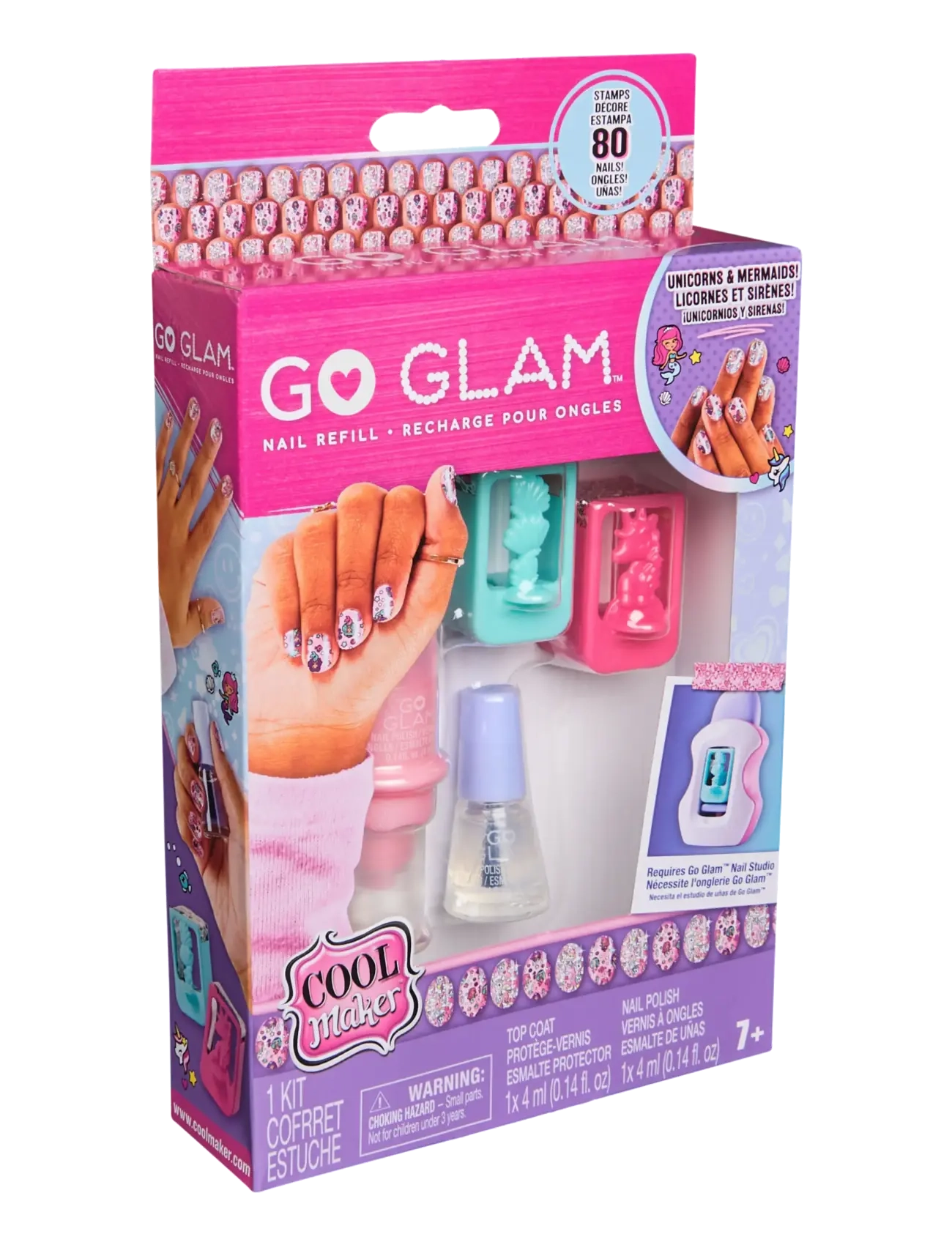 Cool Maker - Cool Maker Go Glam Mani-Mask Nail Studio Refill - pysselset - muti - 5
