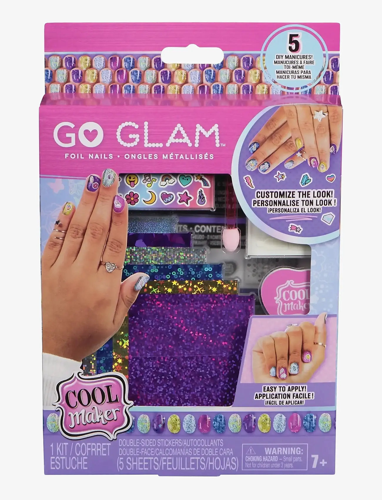 Cool Maker - Cool Maker Go Glam Foil Nails 2.0 - sminke - multi - 1