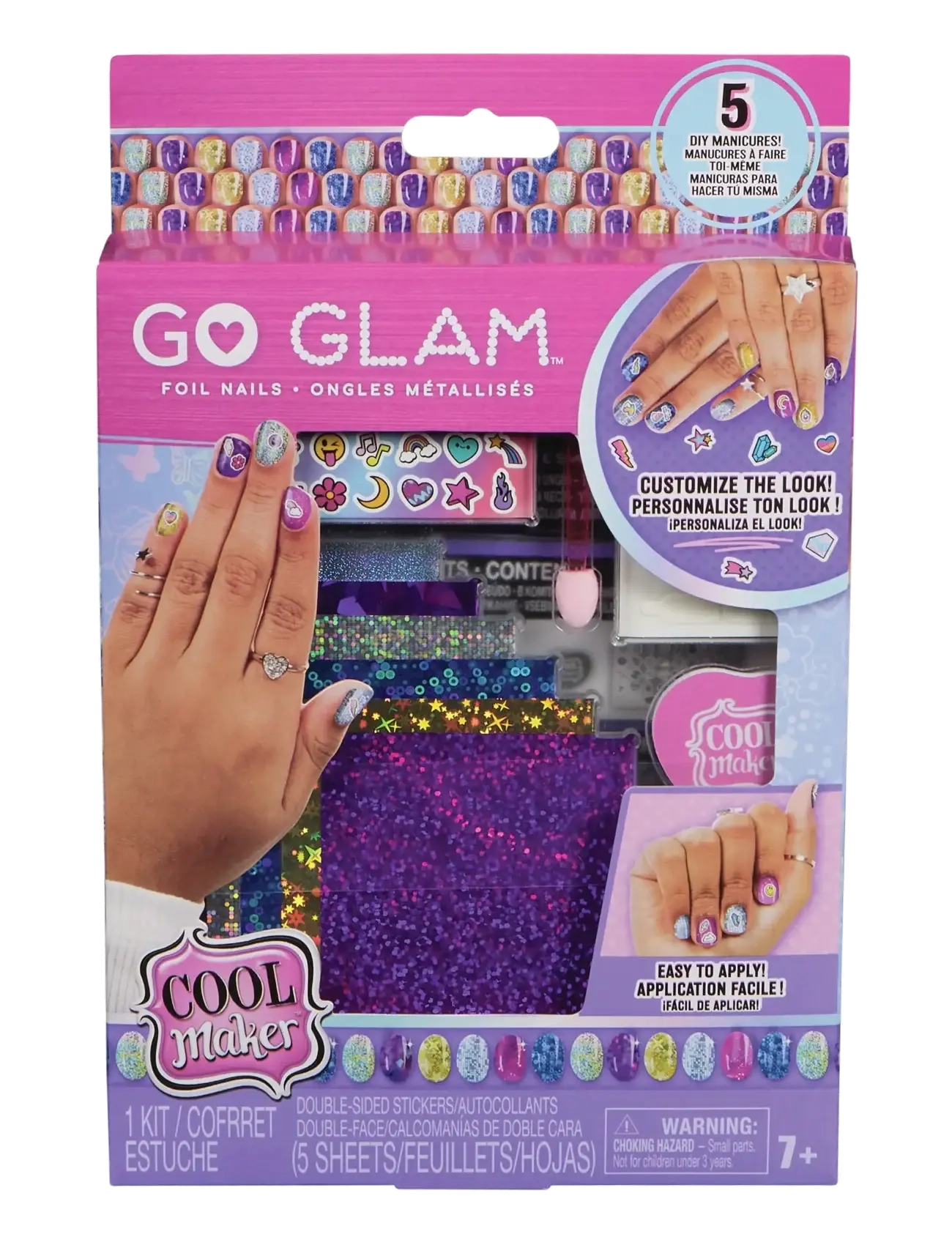 Cool Maker Cool Maker Go Glam Foil Nails 2.0 - 4 for 3 - MULTI / multi