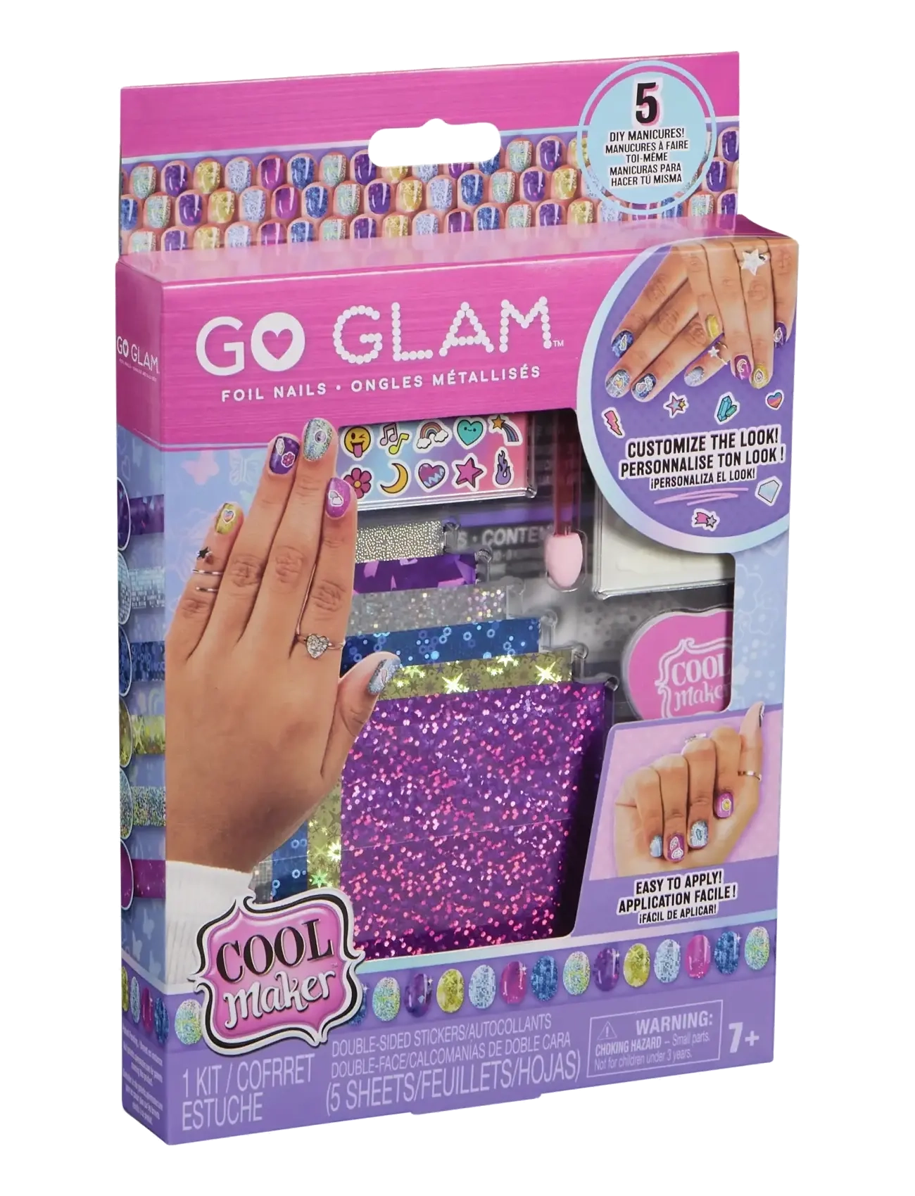 Cool Maker - Cool Maker Go Glam Foil Nails 2.0 - alhaisimmat hinnat - multi - 4
