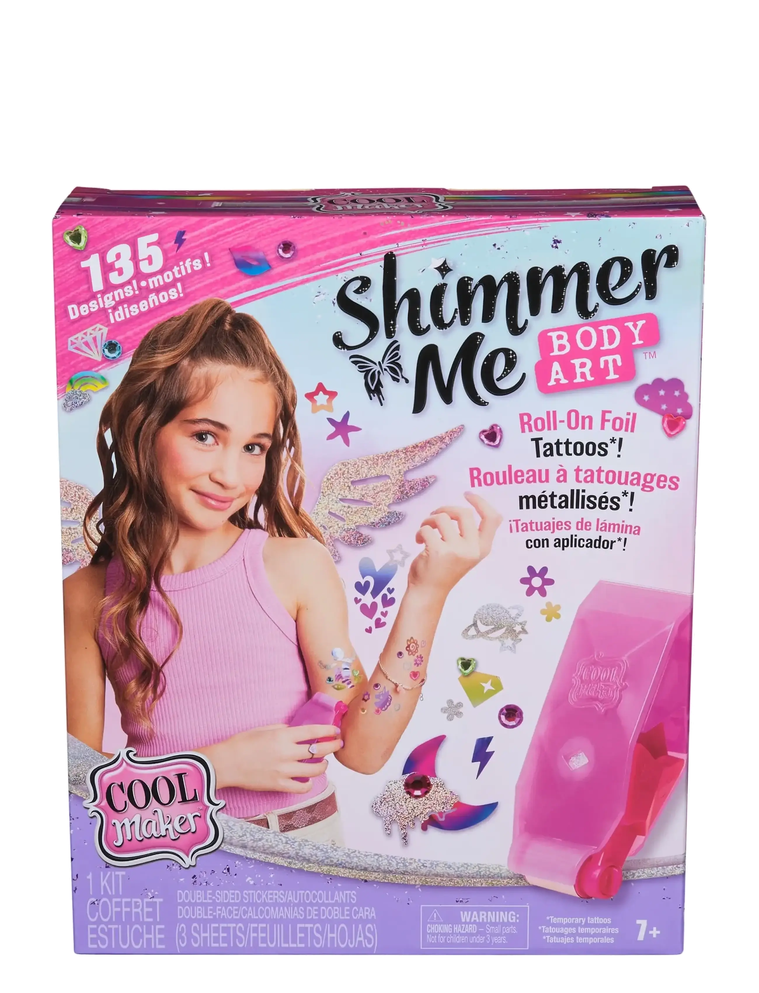 Cool Maker Cool Maker Shimmer Me Body Art 2.0, One Size, Multi/patterned, Kostumer & Tilbehør > Makeup, Børn