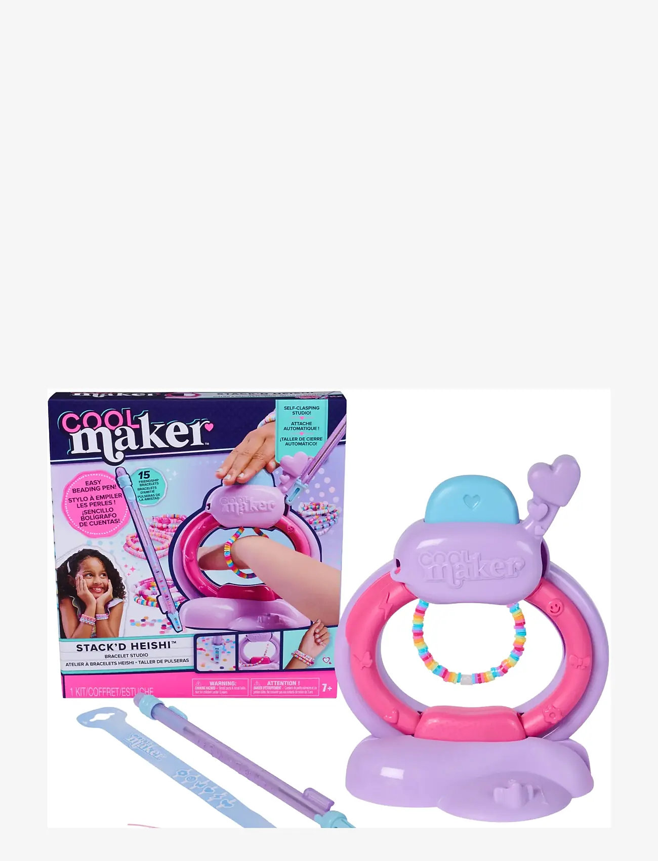 Cool Maker - Cool Maker Stack'd Heishi Bracelet Studio - kreasæt - muti - 0