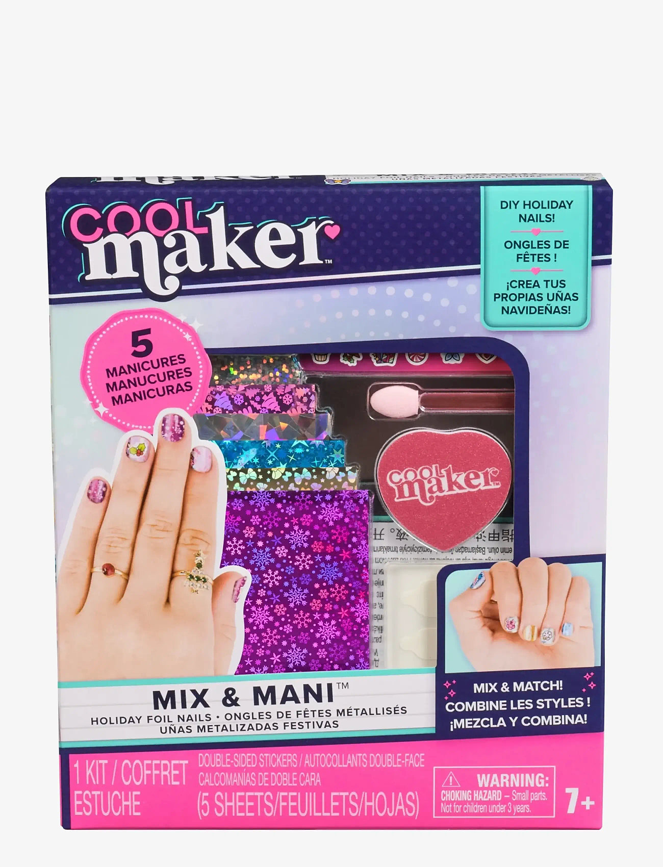 Cool Maker - Cool Maker Holiday Foil Nails - foregive makeup & tilbehør - muti - 0