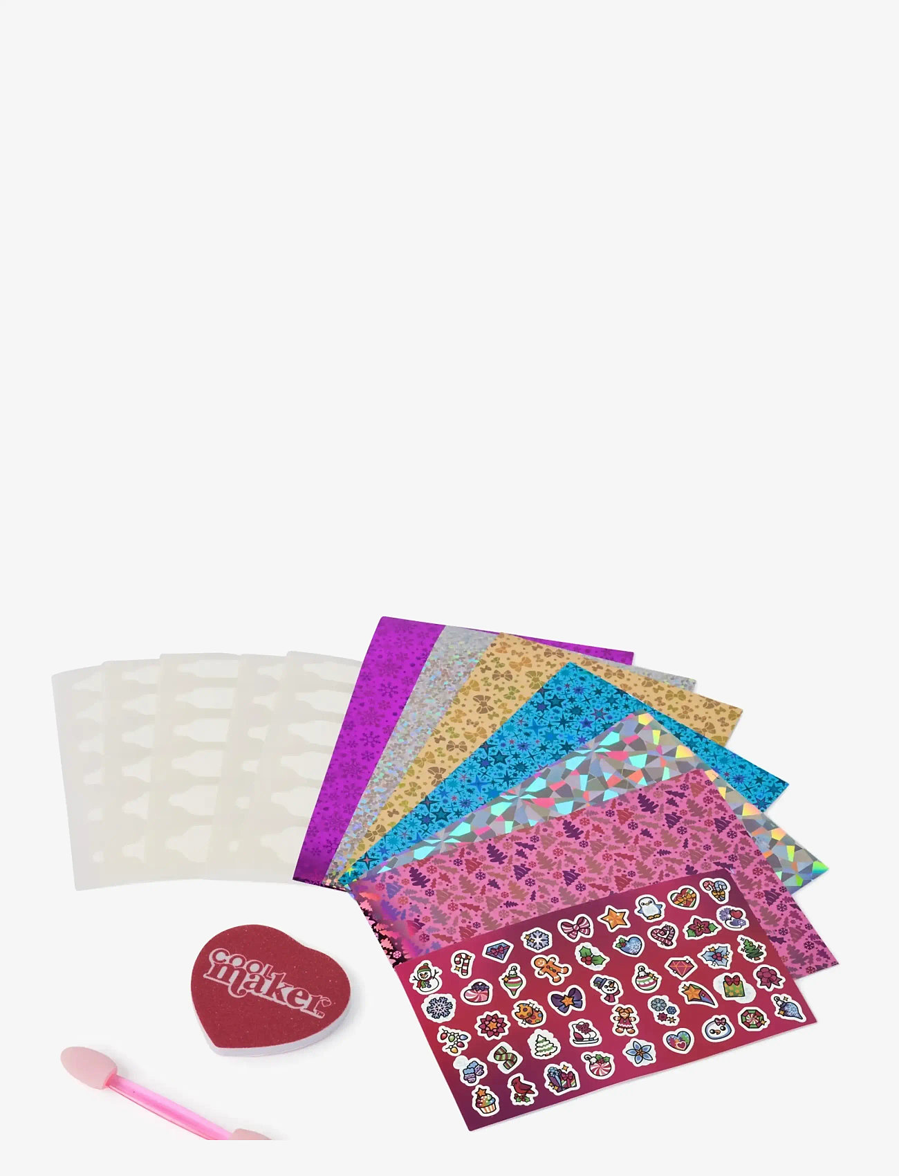 Cool Maker - Cool Maker Holiday Foil Nails - foregive makeup & tilbehør - muti - 2