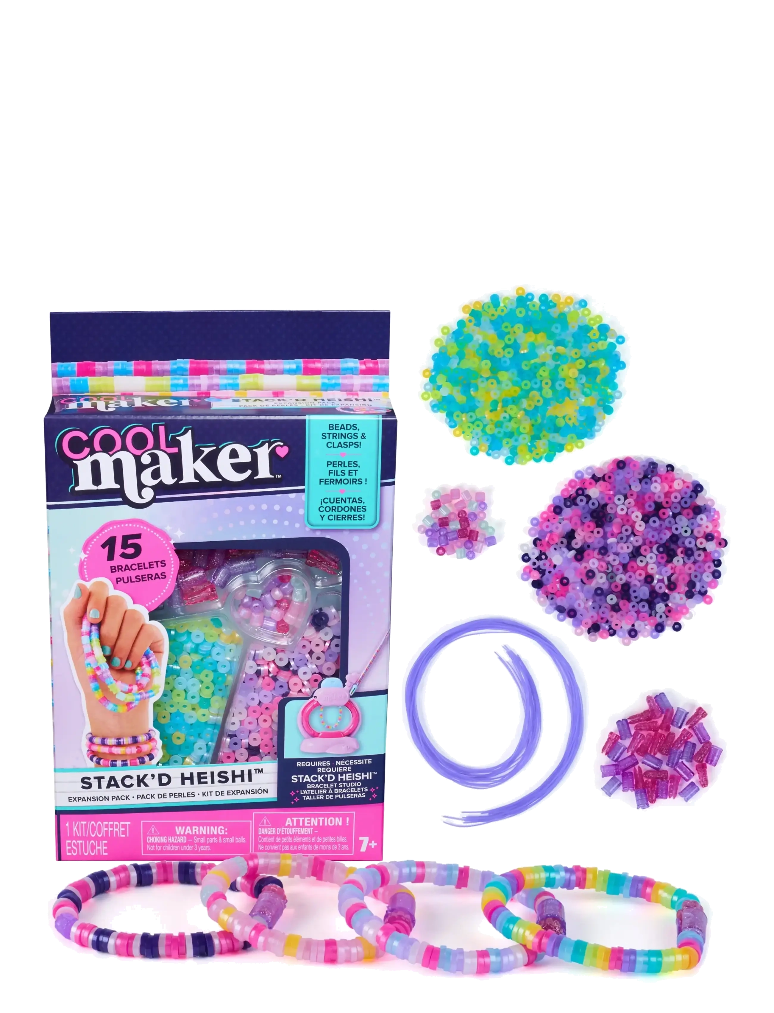 Cool Maker Cool Maker Stack'd Heishi Expansion Pack, One Size, Multi/patterned, Håndværk > Smykker & Tilbehør, Børn