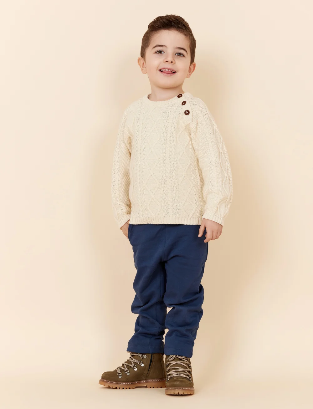 Copenhagen Colors - KNITTED JUMPER - pullover - cream - 3