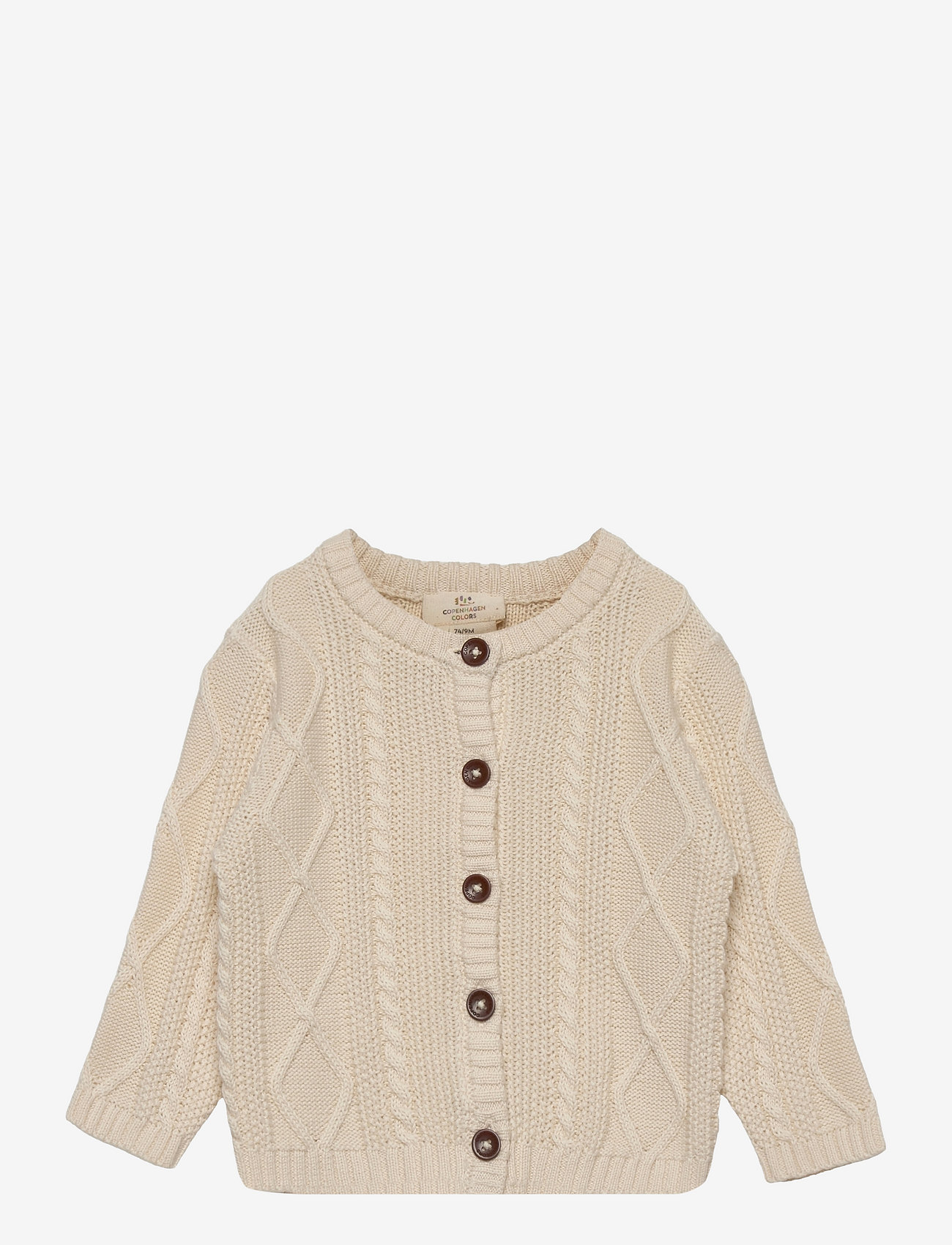 Copenhagen Colors - KNITTED CARDIGAN - neuletakit - cream - 1