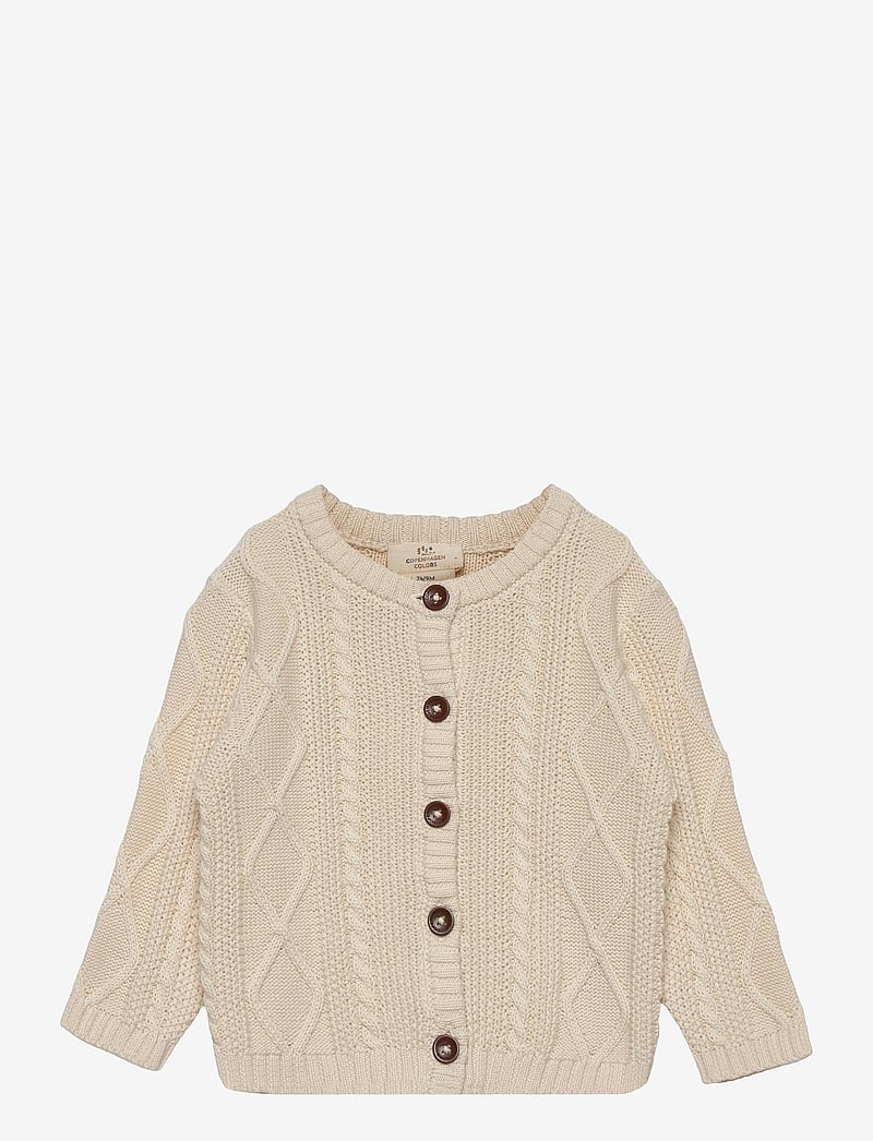 Copenhagen Colors - KNITTED CARDIGAN - neuletakit - cream - 1