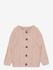 Copenhagen Colors - KNITTED CARDIGAN - cardigans - soft pink - 1