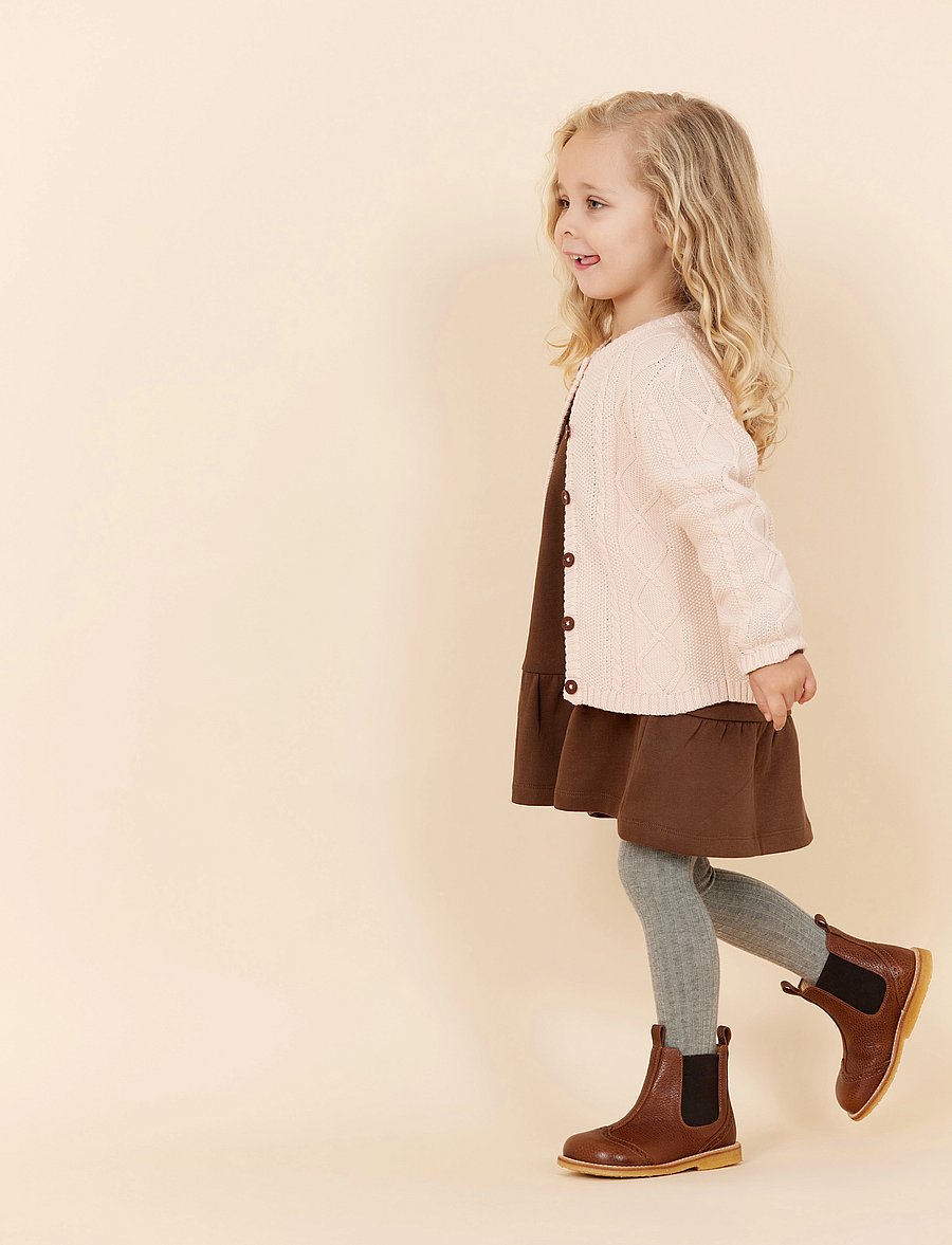 Copenhagen Colors - KNITTED CARDIGAN - cardigans - soft pink - 3