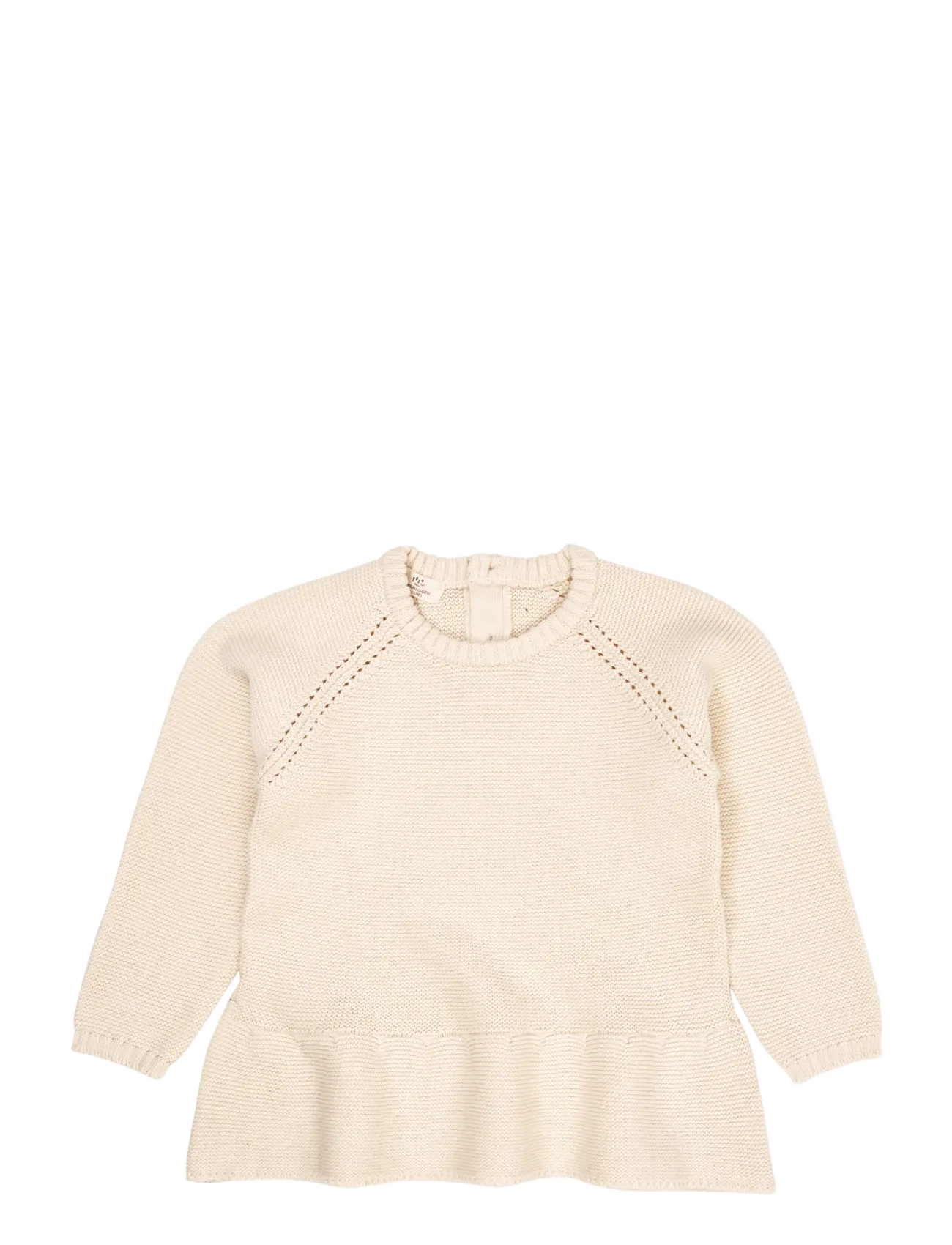 COPENHAGEN COLORS Strick Pullover W. Frill Cream - 62 - Kinder