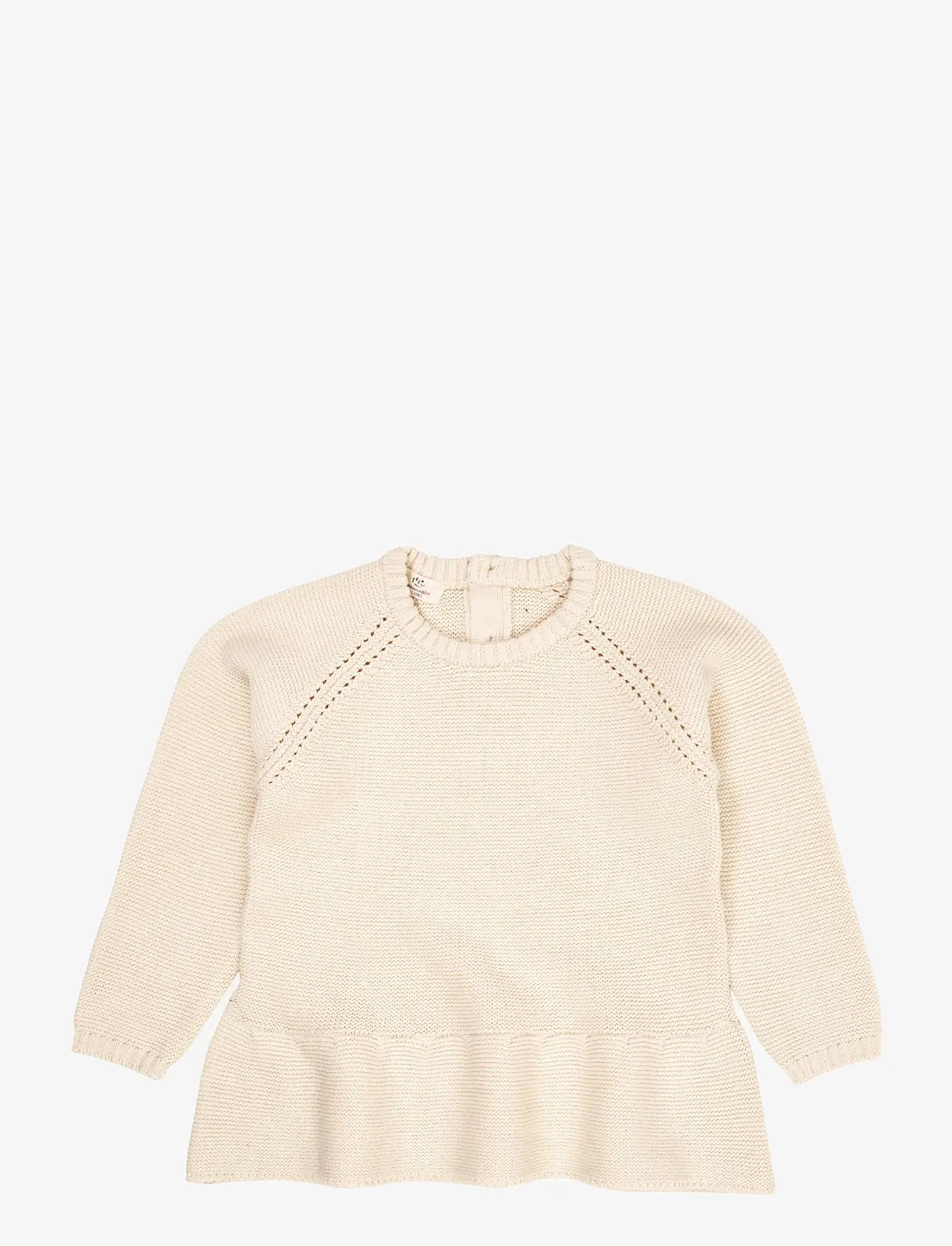 Copenhagen Colors - KNITTED PULLOVER W. FRILL - pullover - cream - 1