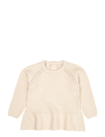 Knitted Pullover W. Frill