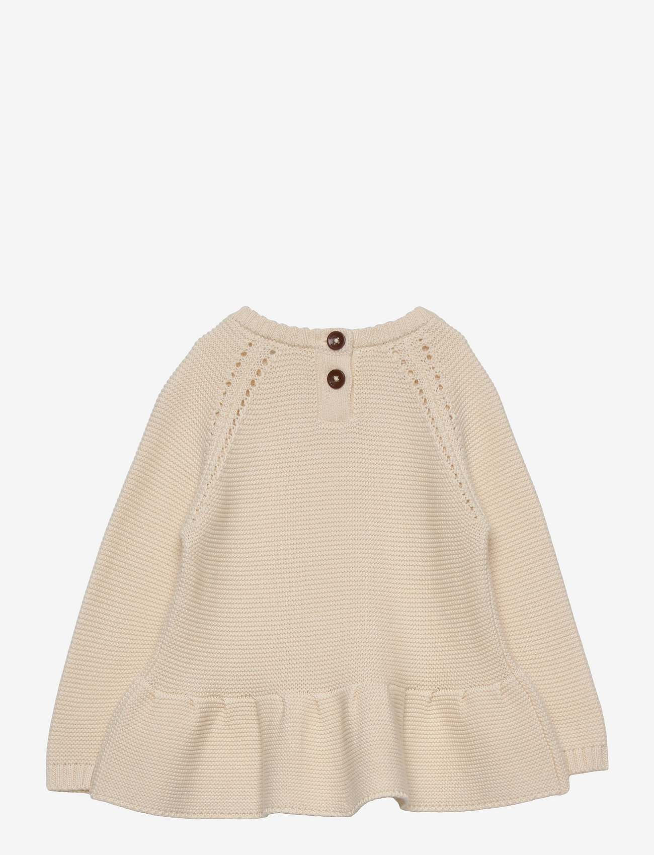 Copenhagen Colors - KNITTED PULLOVER W. FRILL - pullover - cream  - 2