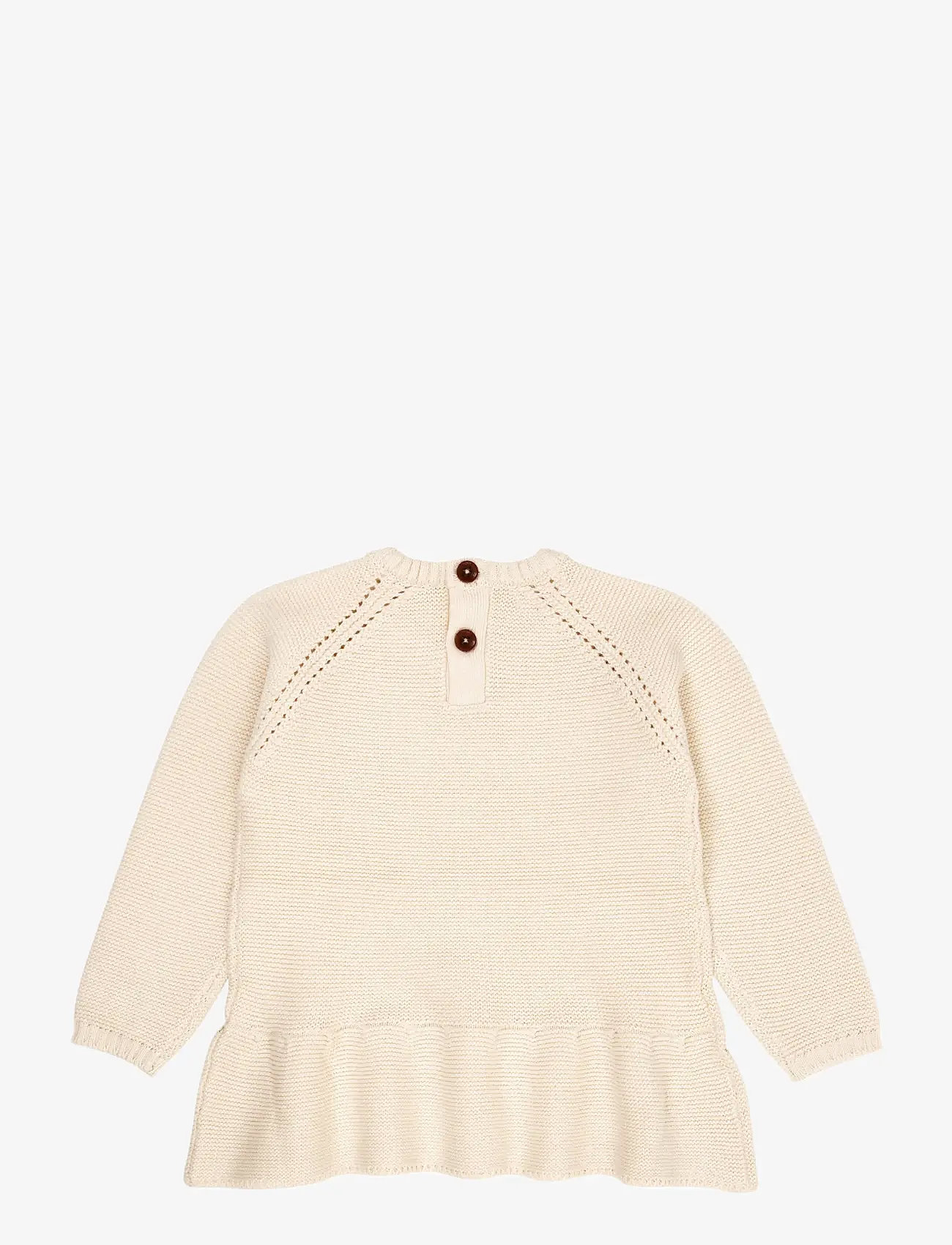 Copenhagen Colors - KNITTED PULLOVER W. FRILL - pullover - cream - 2