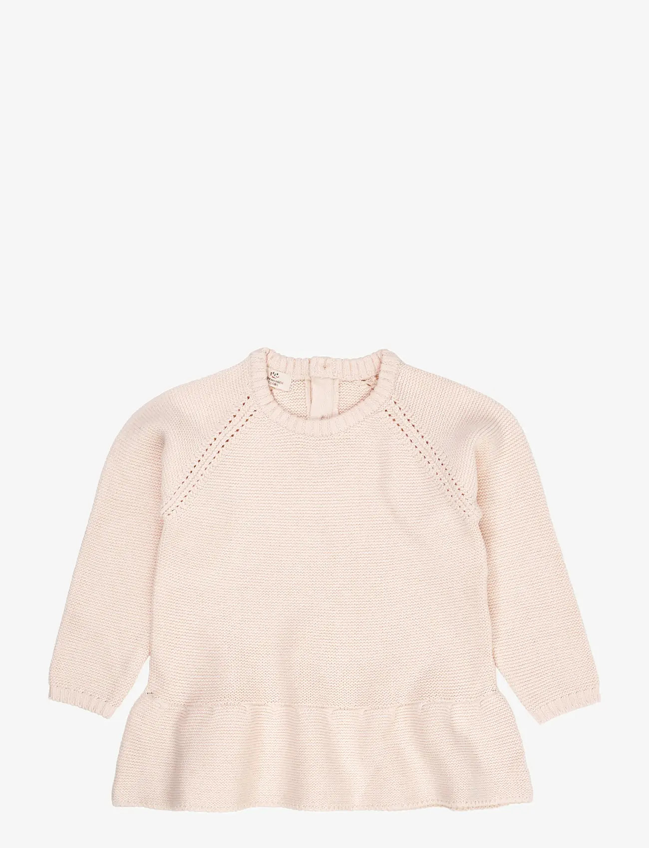 Copenhagen Colors - KNITTED PULLOVER W. FRILL - jumpers - soft pink - 1