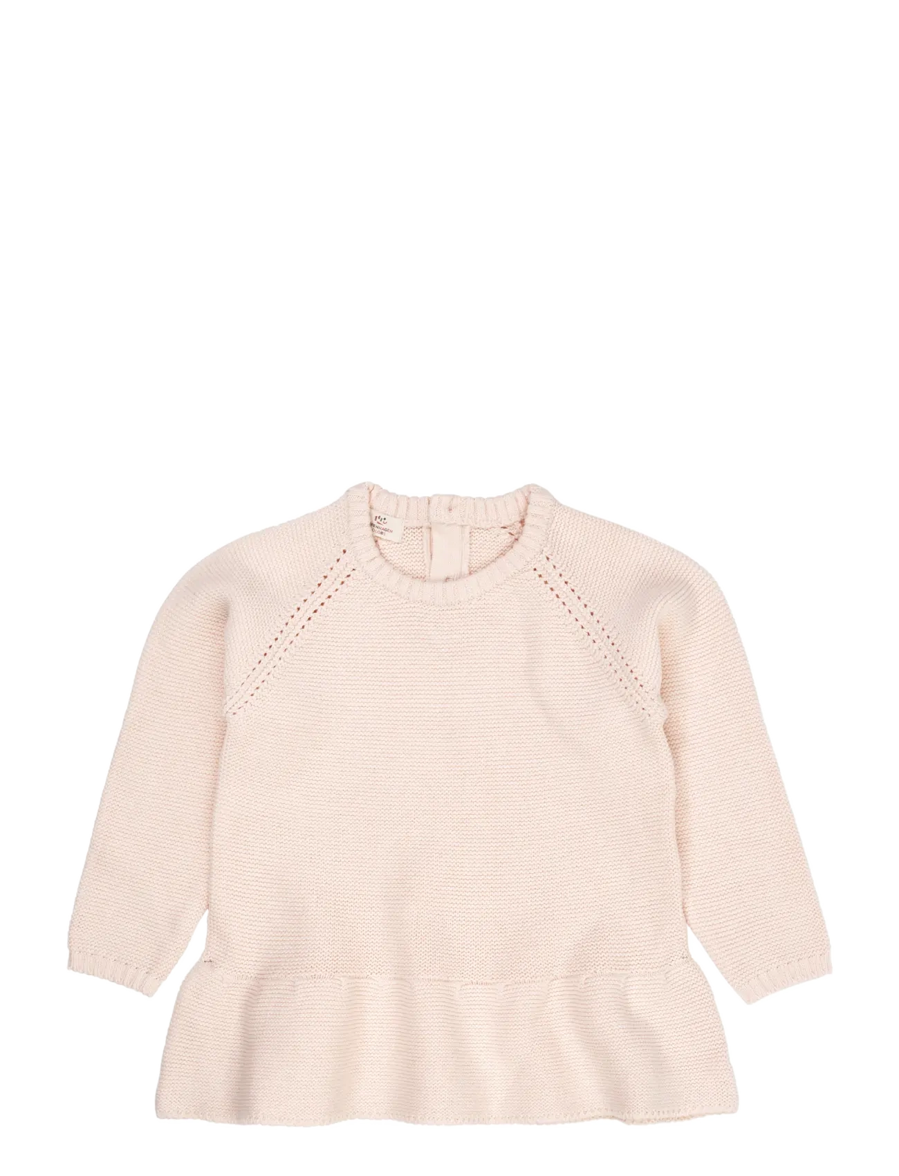 Copenhagen Colors KNITTED PULLOVER W. FRILL - Overdele - SOFT PINK / pink/rose