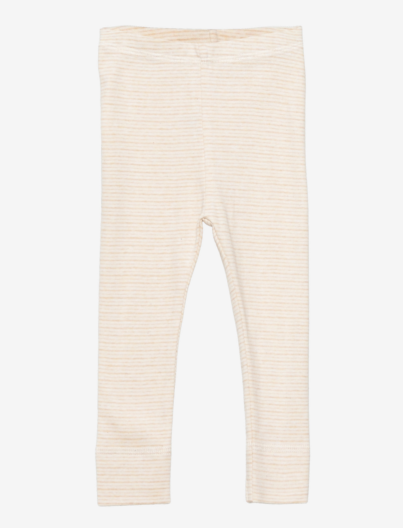 Copenhagen Colors - STRIPED LEGGINGS - leggings - beige stripe - 0