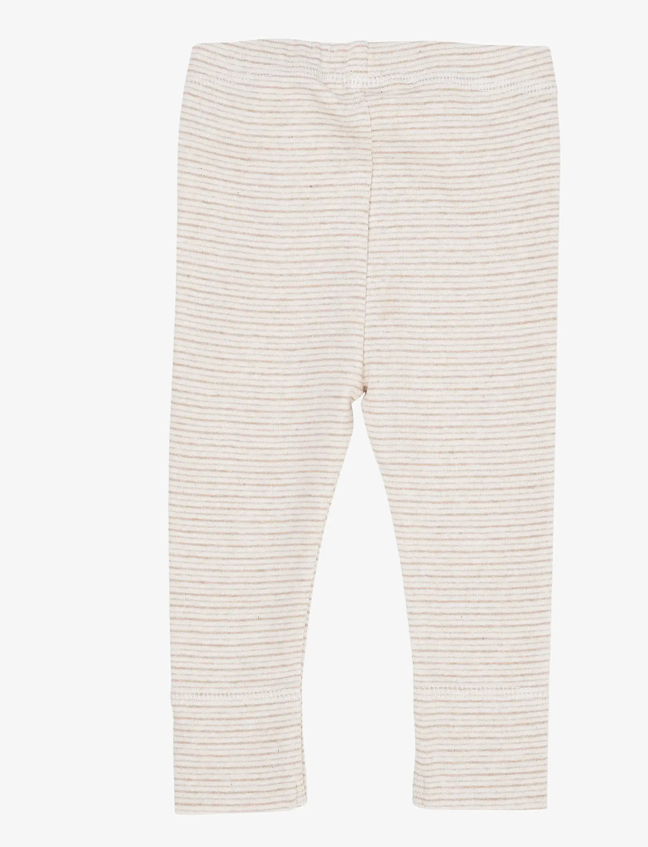 Copenhagen Colors - STRIPED LEGGINGS - leggings - beige stripe - 2