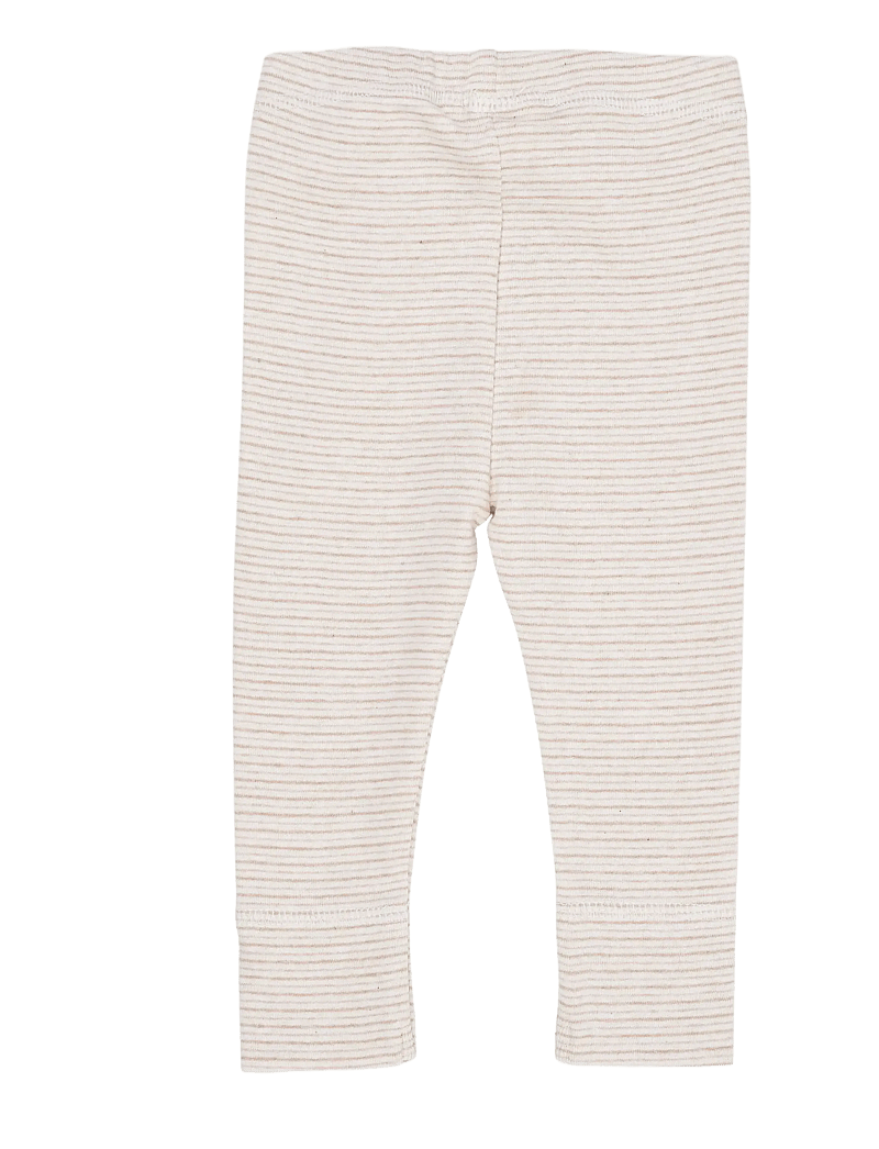 Copenhagen Colors - STRIPED LEGGINGS - leggings - beige stripe - 2