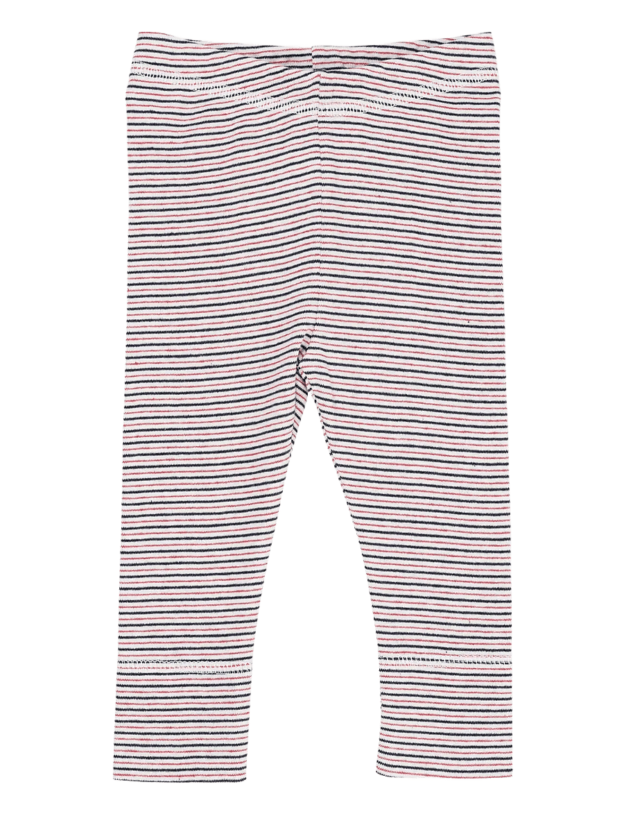 Copenhagen Colors - STRIPED LEGGINGS - timpės - blue red stripe - 0