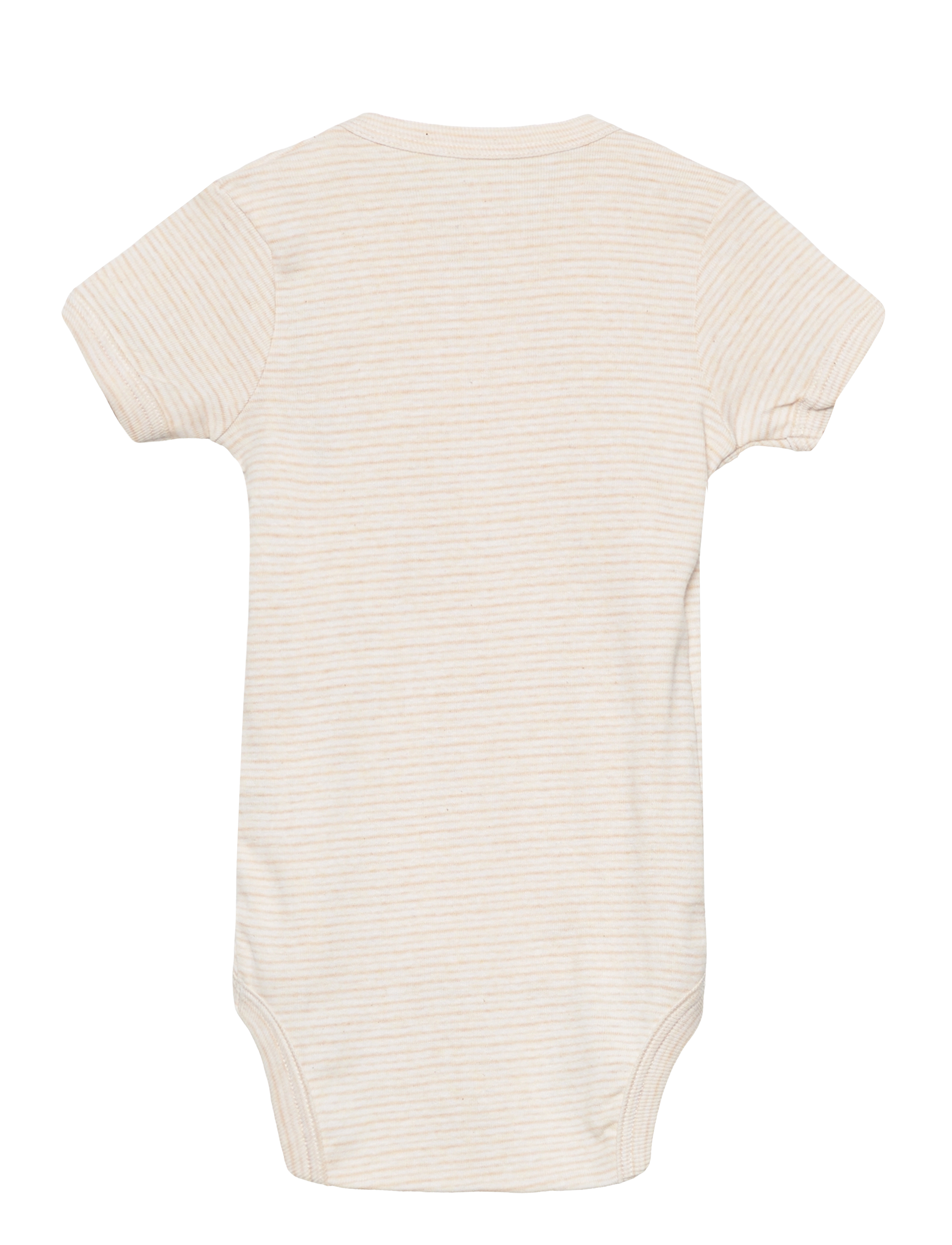 Copenhagen Colors - BABY STRIPED WRAP BODY W. SHORT SLEEVE - beige stripe - 1
