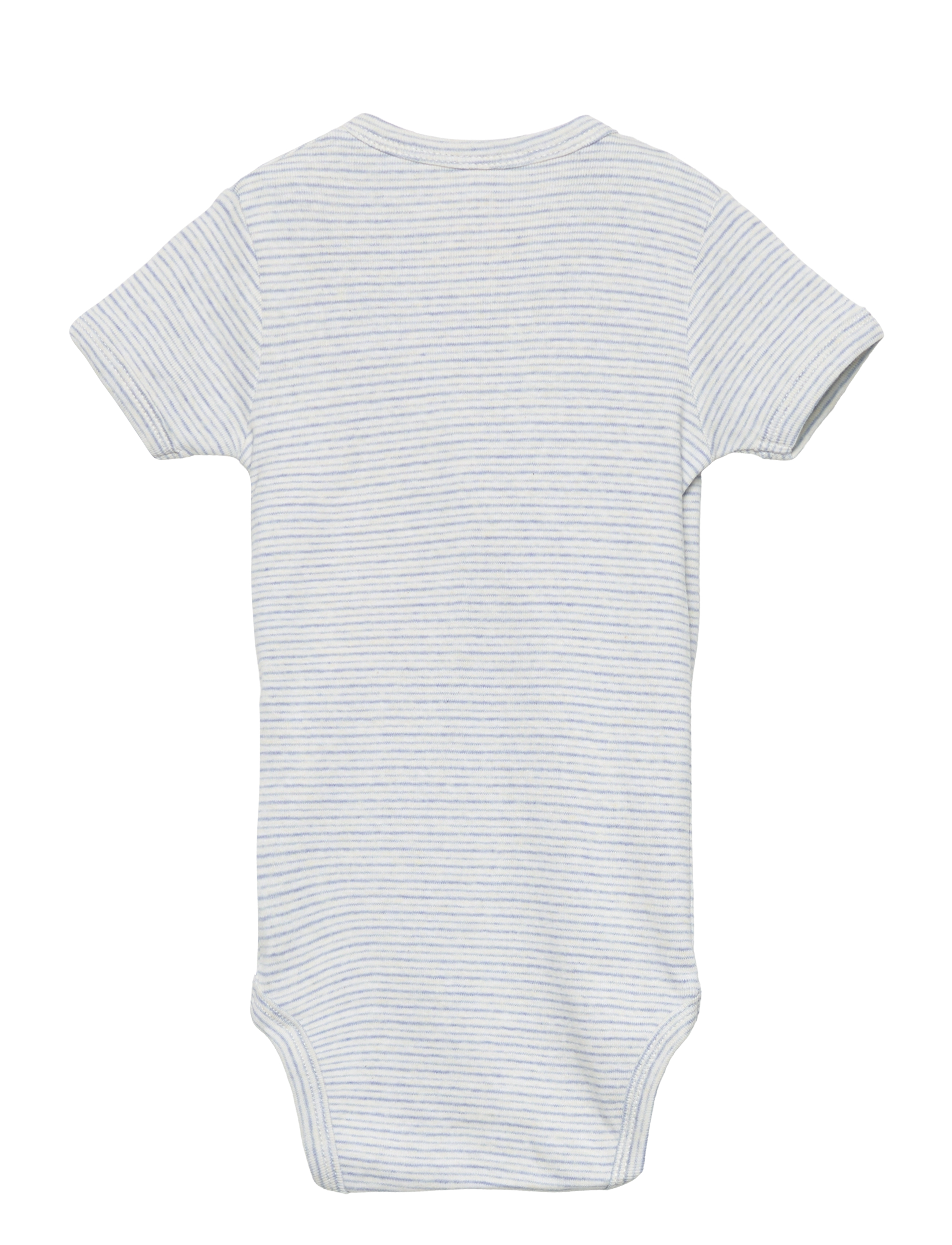Copenhagen Colors - BABY STRIPED WRAP BODY W. SHORT SLEEVE - lt. blue stripe - 1