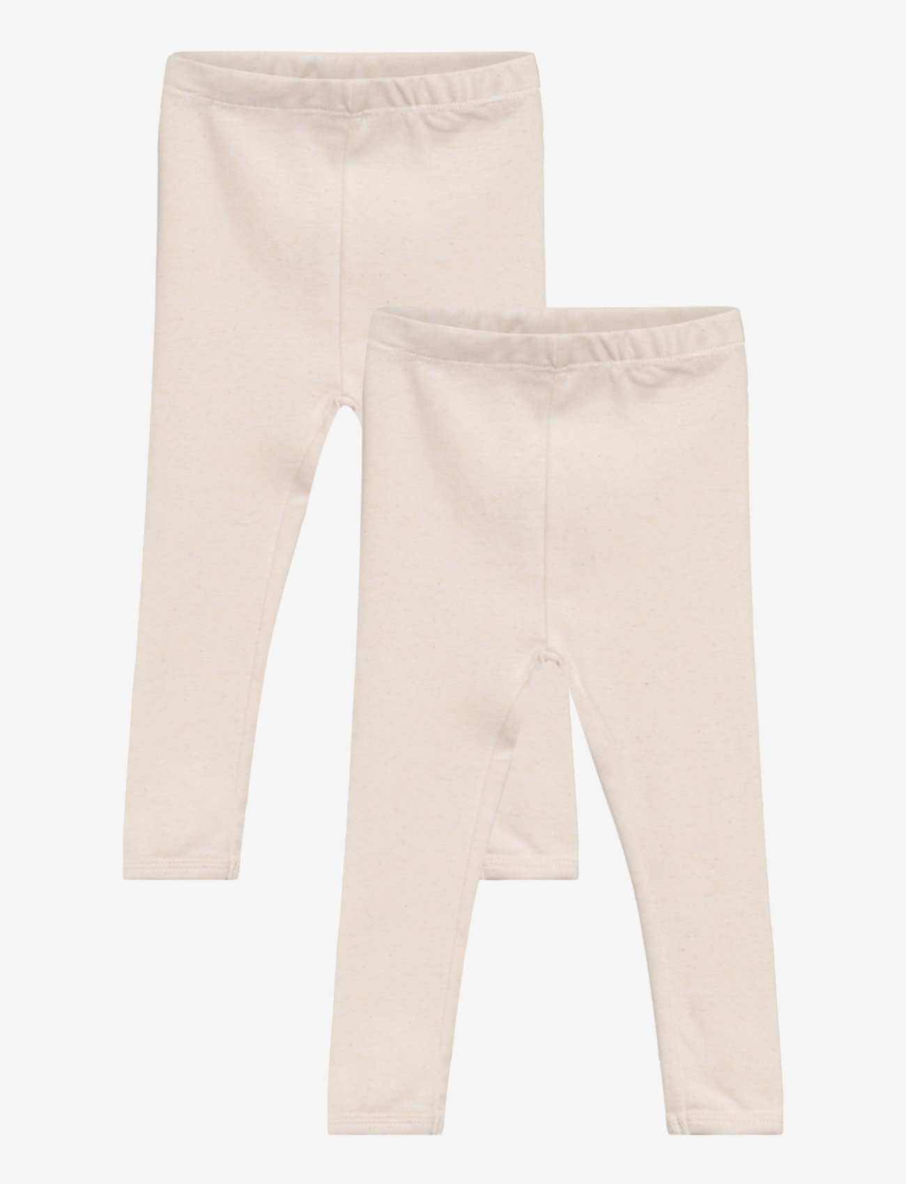 Copenhagen Colors - MELANGE 2-PACK LEGGINGS - retuuside komplekt - cream melange - 0