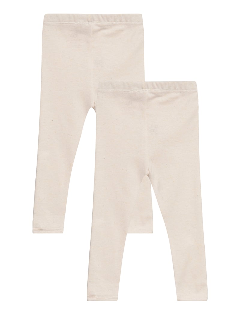 Copenhagen Colors - MELANGE 2-PACK LEGGINGS - retuuside komplekt - cream melange - 1