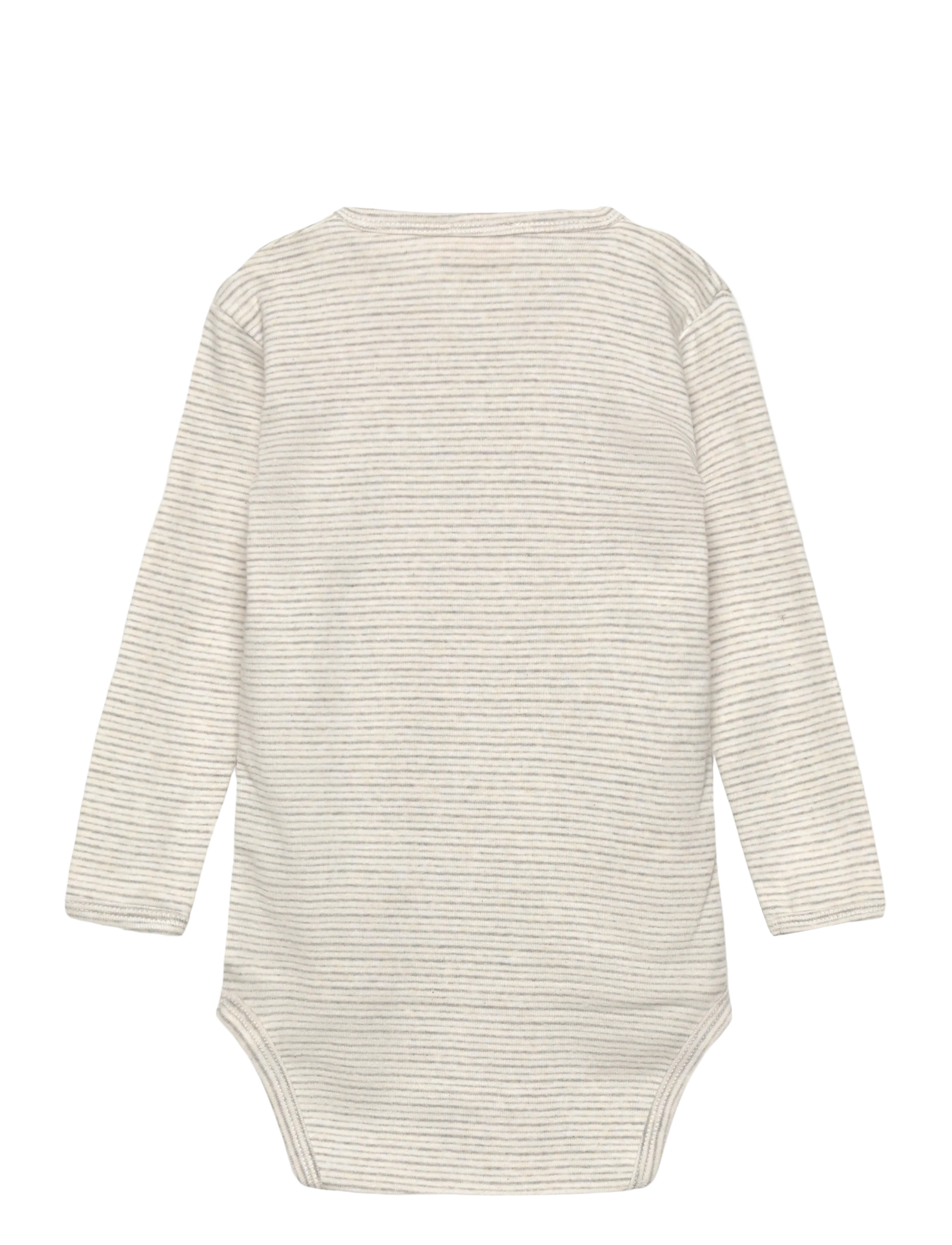 Copenhagen Colors - BABY STRIPED WRAP BODY LONG SLEEVE - À manches longues - grey stripe - 1
