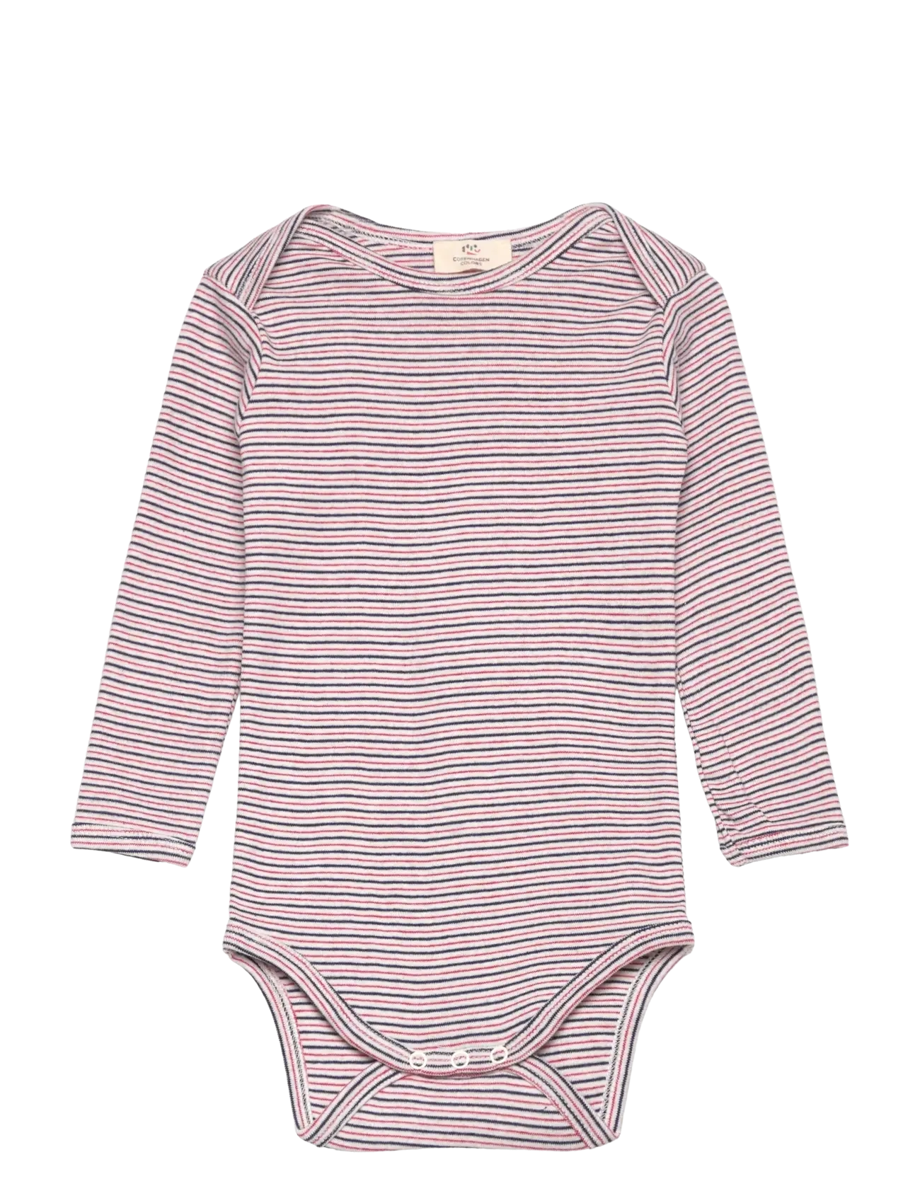 STRIPED LONG SLEEVE BODY - BLUE RED STRIPE