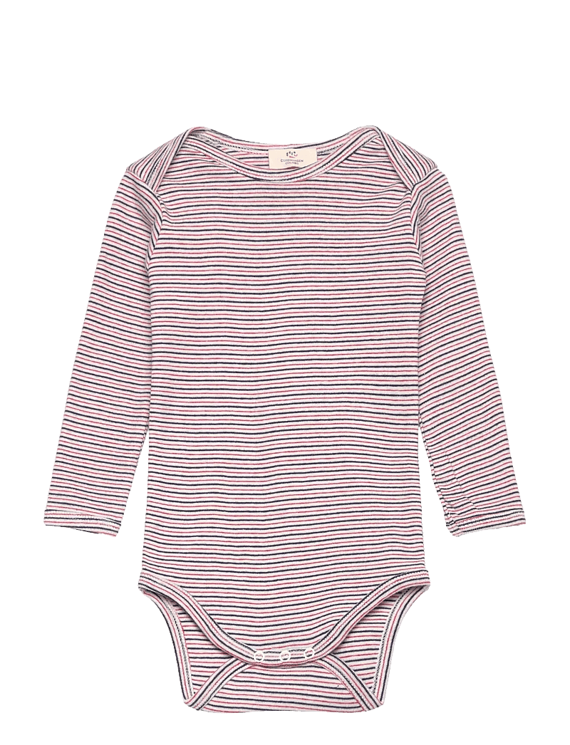 Copenhagen Colors - STRIPED LONG SLEEVE BODY - long-sleeved bodies - blue red stripe - 0