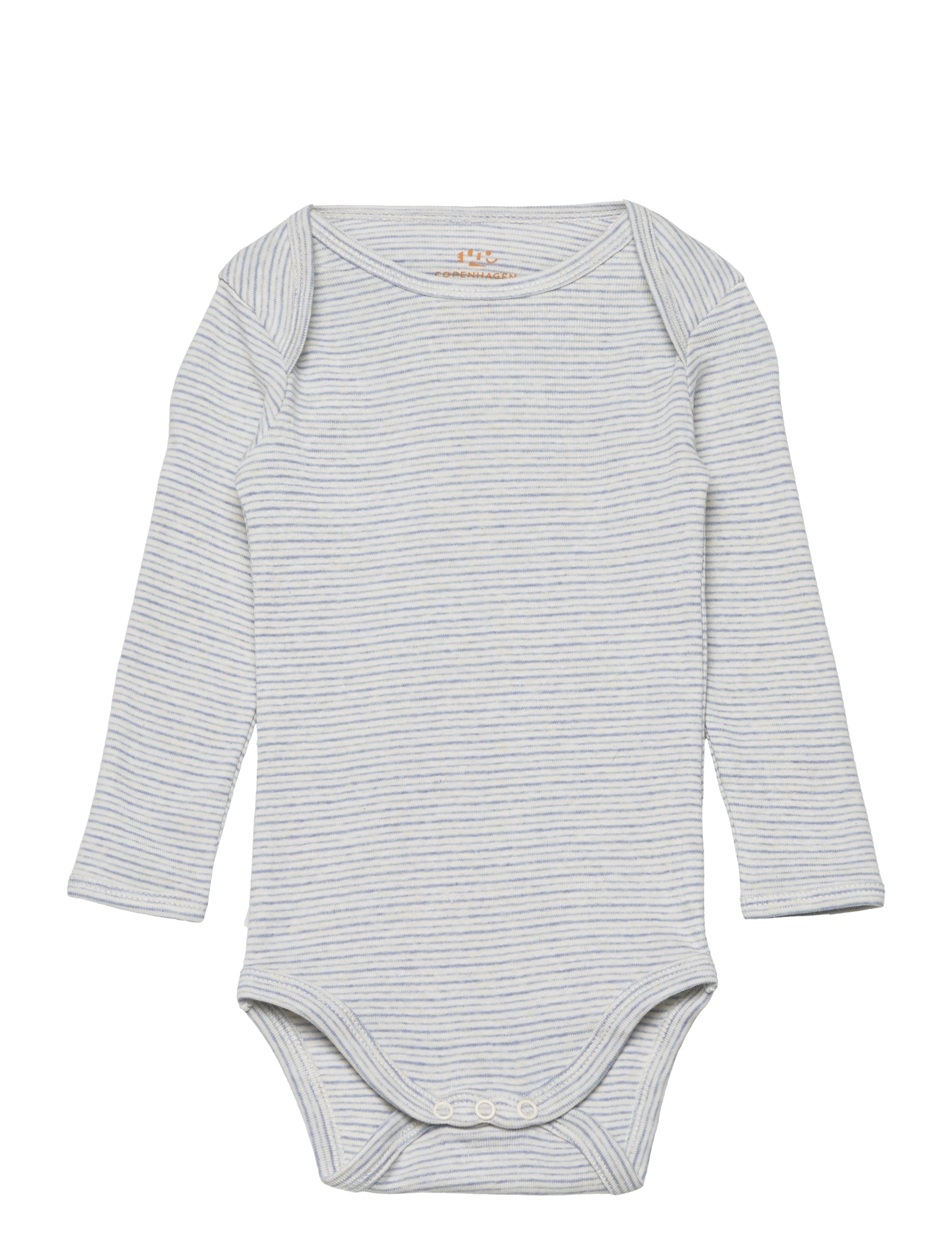 STRIPED LONG SLEEVE BODY - LT BLUE STRIPE