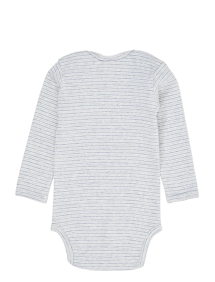 Copenhagen Colors - STRIPED LONG SLEEVE BODY - langärmelige bodys - lt blue stripe - 3