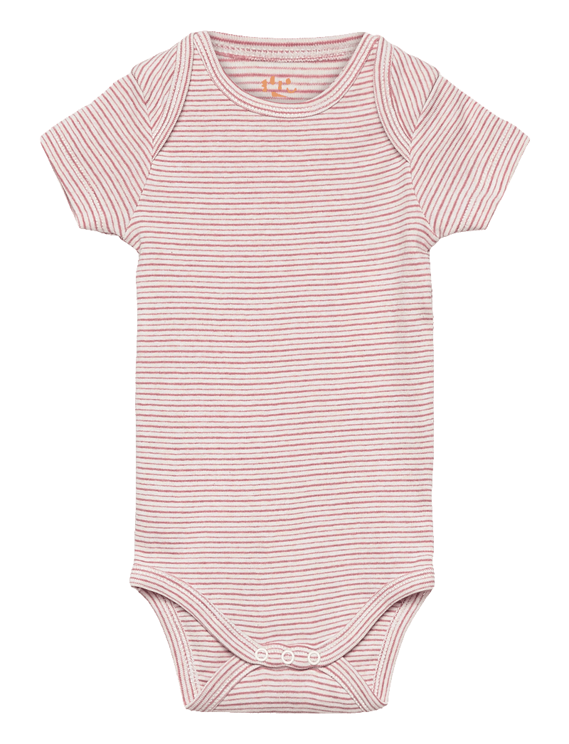 Copenhagen Colors - STRIPED SHORT SLEEVE BODY - soft pink stripe - 0