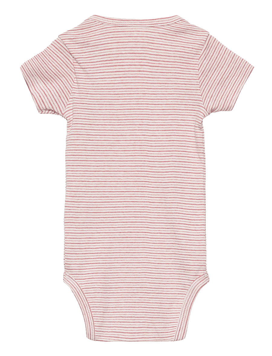 Copenhagen Colors - STRIPED SHORT SLEEVE BODY - soft pink stripe - 1