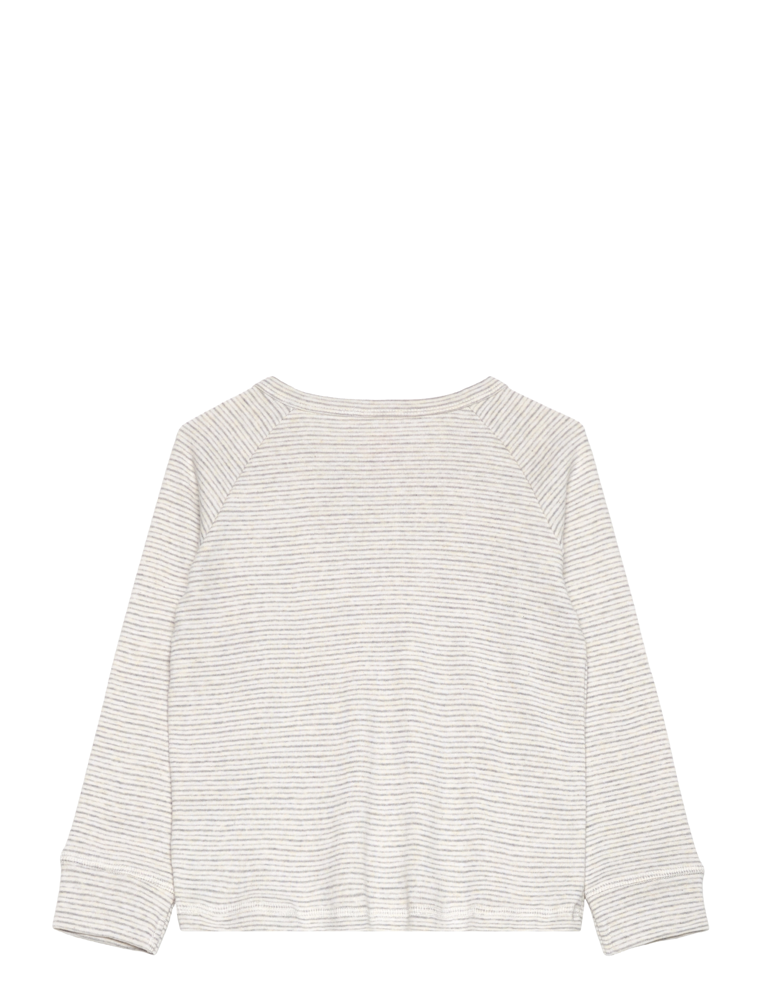 Copenhagen Colors - STRIPED LONG SLEEVE GRANDAD - grey stripe - 1