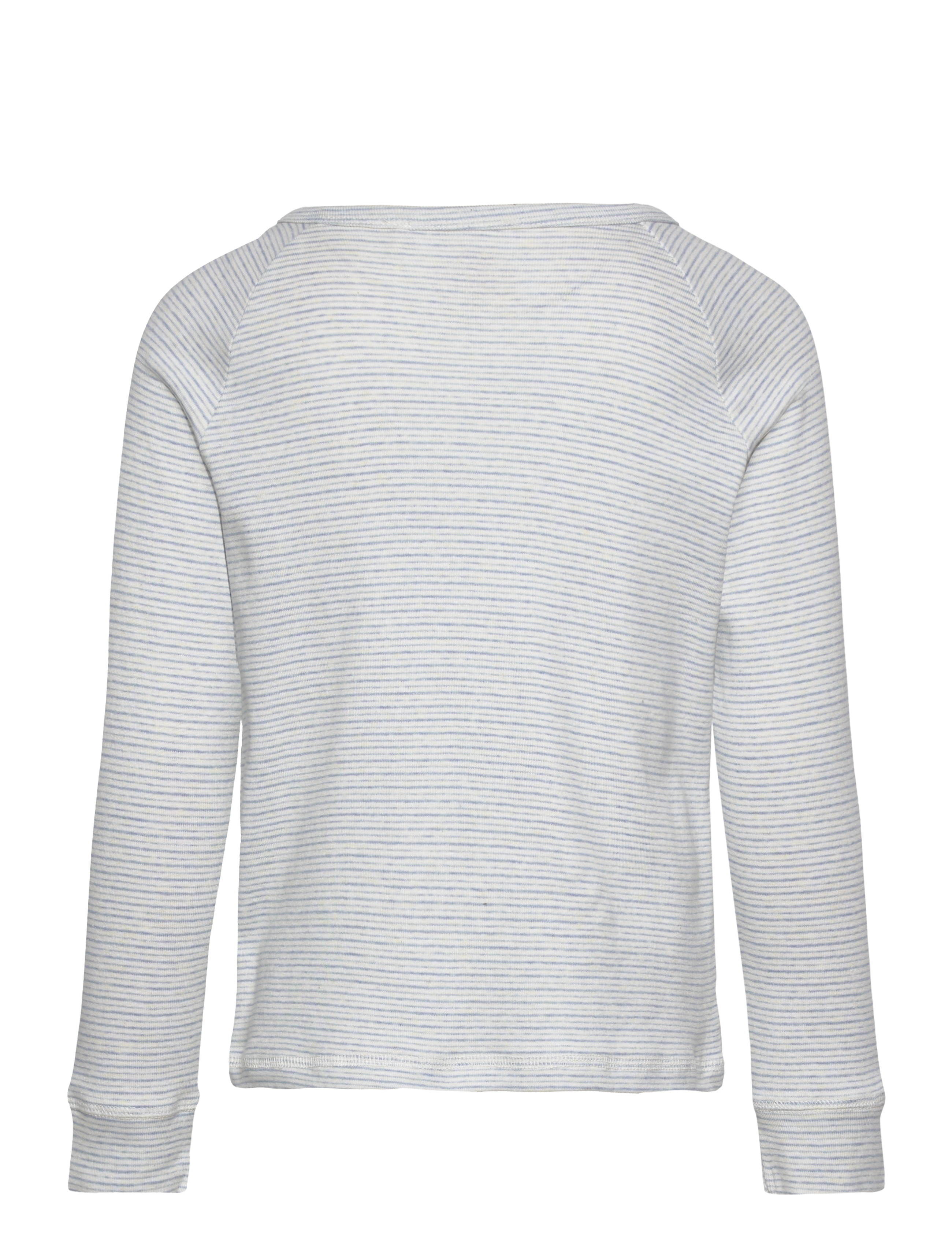 Copenhagen Colors - STRIPED LONG SLEEVE GRANDAD - lt. blue stripe - 1