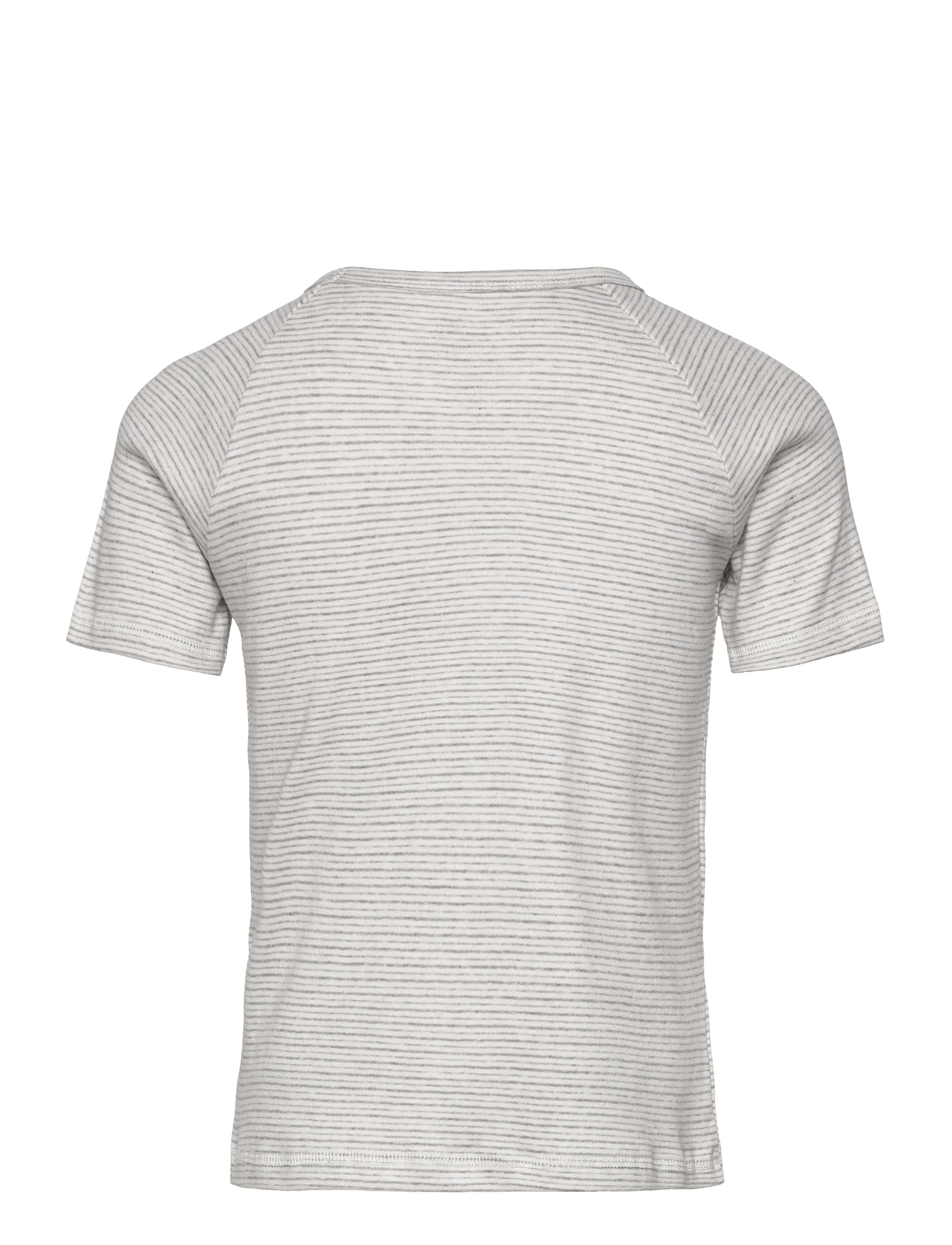 Copenhagen Colors - STRIPED T-SHIRT WITH POCKET - grey stripe - 1