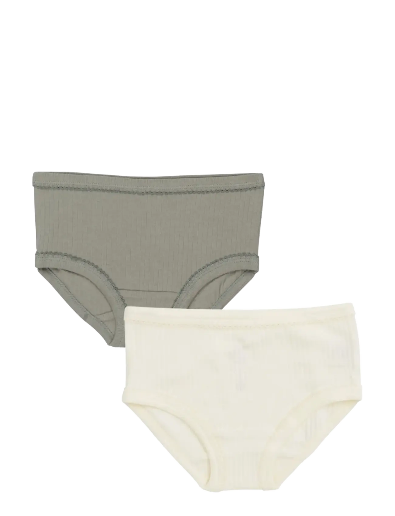 Copenhagen Colors RIB JERSEY 2PACK UNDERPANTS - Baby clothing - CREAM/ GREY COMB. / multi