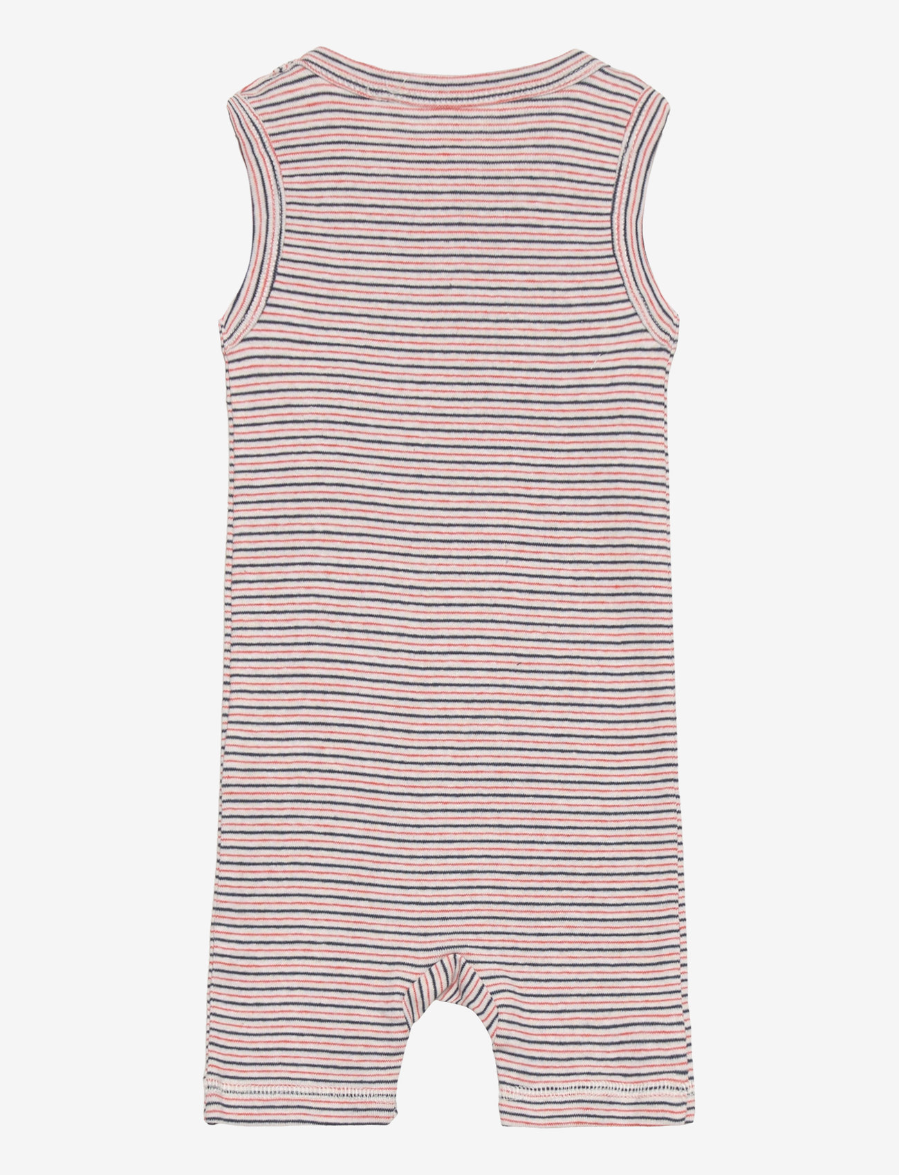 Copenhagen Colors - STRIPED SHORT ROMPER - blue/red stripe - 1