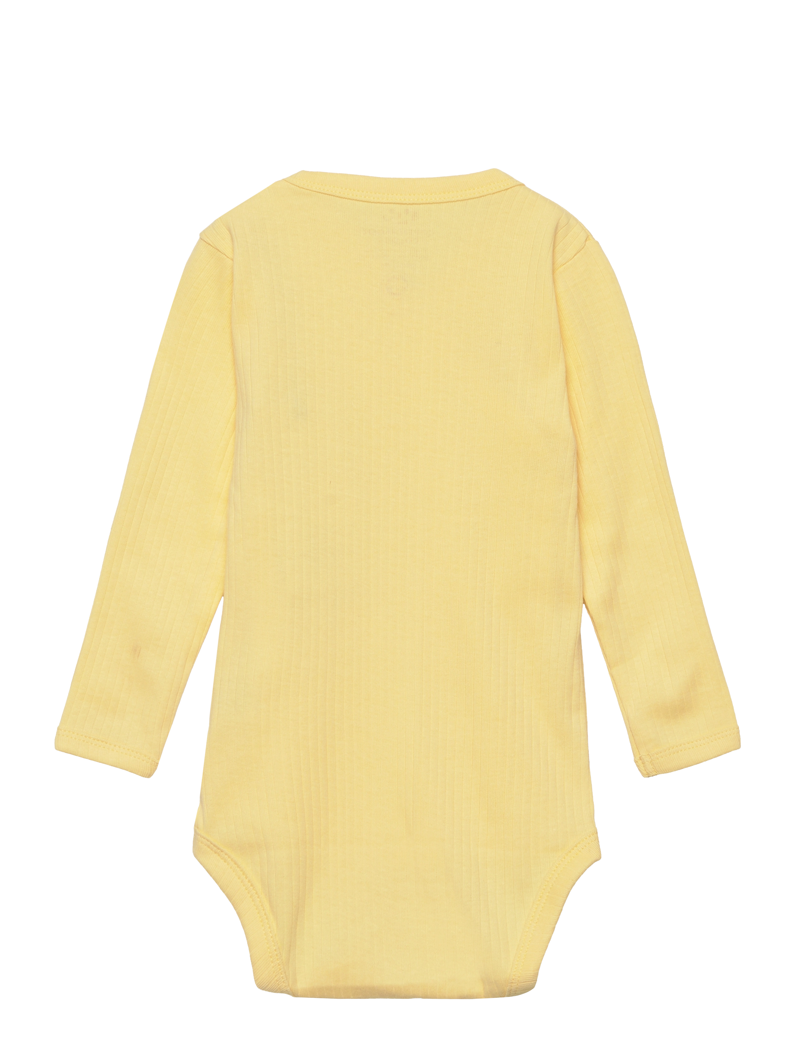 Copenhagen Colors - BABY RIB JERSEY BODY CROSSOVER W. LONGSLEEVE - lt. yellow - 1