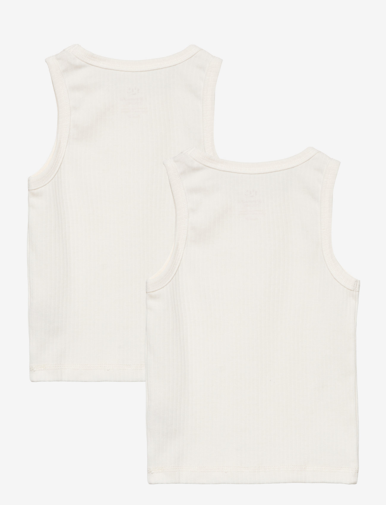 Copenhagen Colors - RIB JERSEY 2-PACK TANK-TOPS - tops - cream - 1