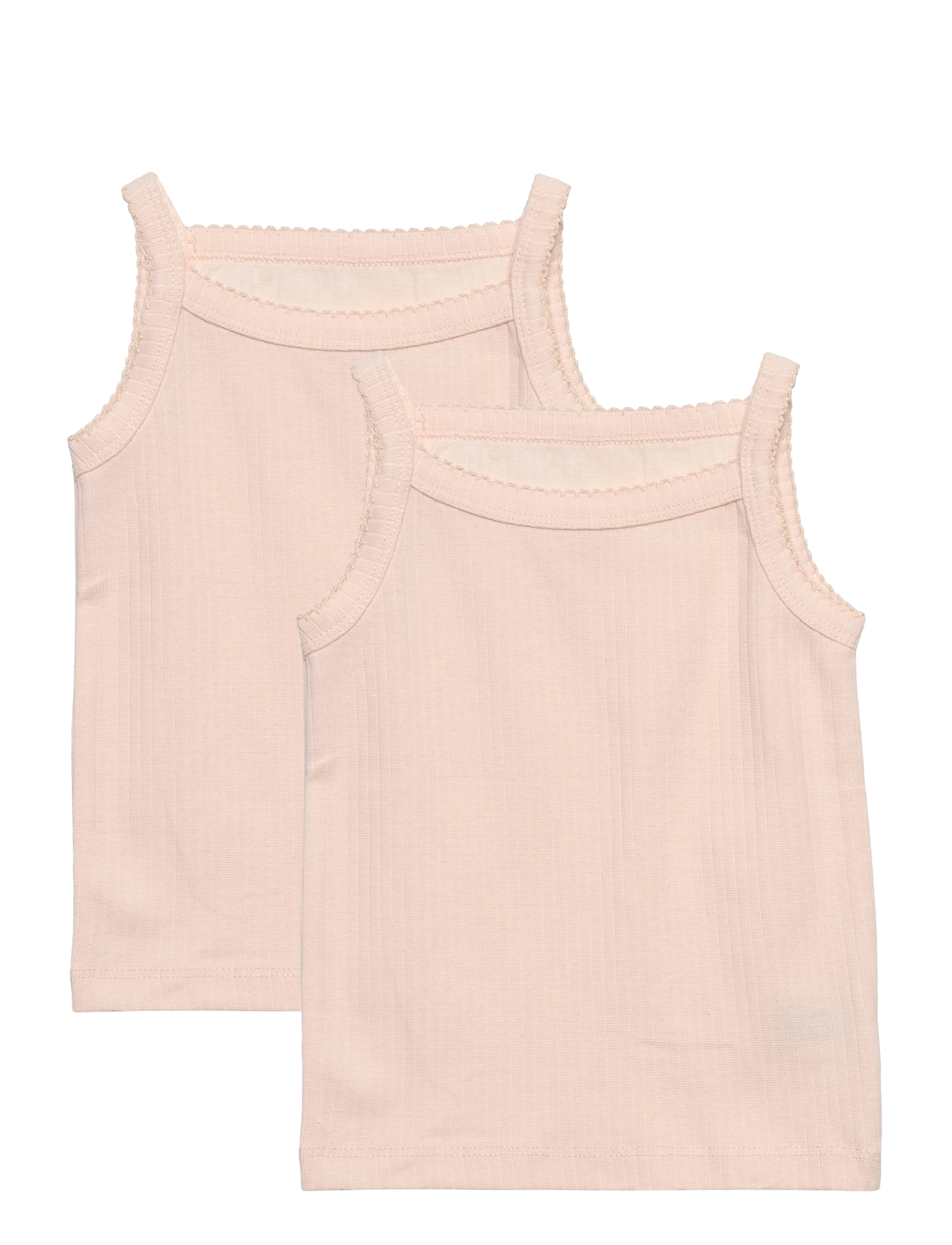 Copenhagen Colors RIB JERSEY 2-PACK STRAP TOPS - Basics - SOFT PINK / pink/rose