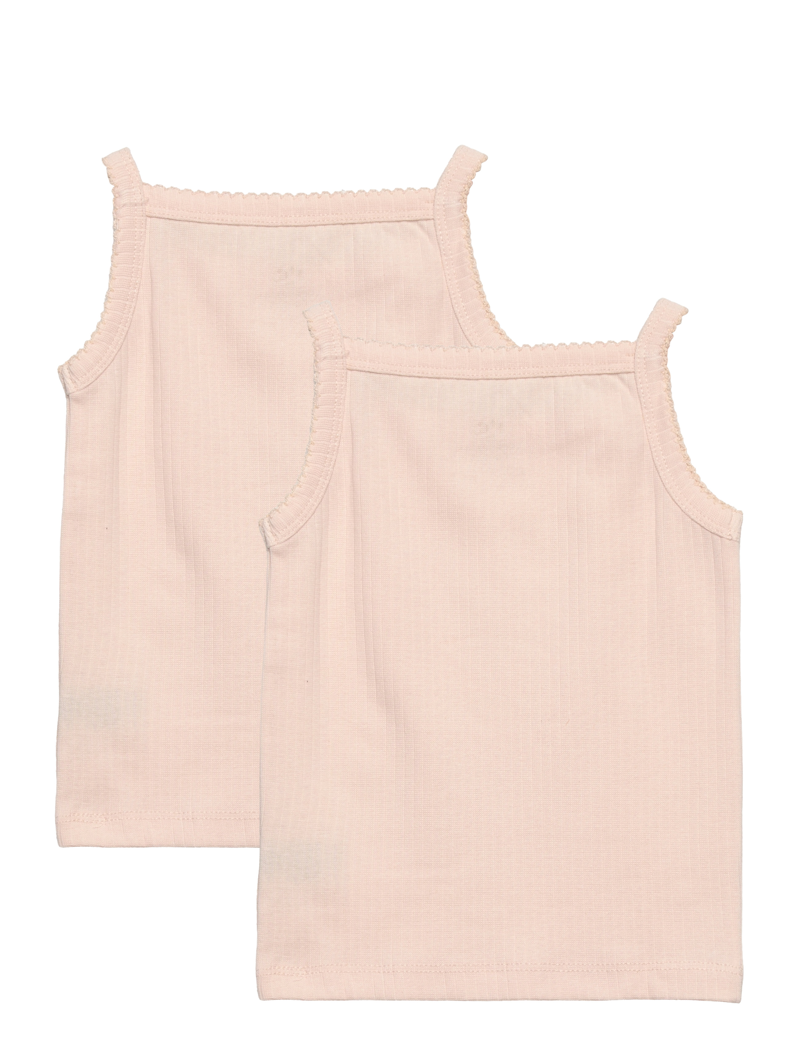 Copenhagen Colors - RIB JERSEY 2-PACK STRAP TOPS - topi - soft pink - 1