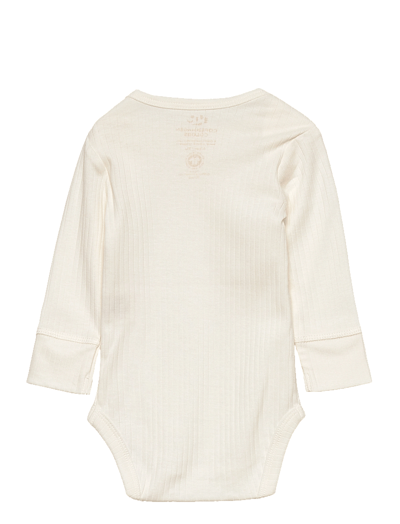 Copenhagen Colors - RIB JERSEY LONG SLEEVE BODY - ensfarvede langærmede bodyer - cream - 1