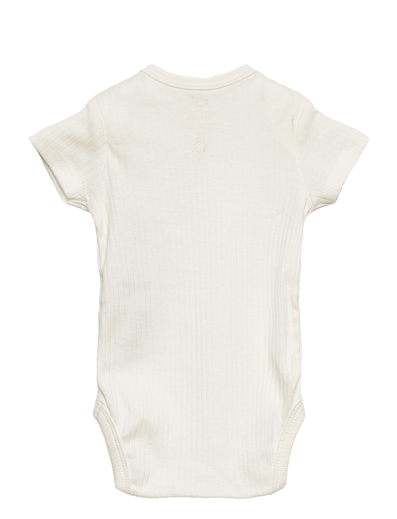 Copenhagen Colors - RIB JERSEY SHORT SLEEVE BODY - yksiväriset lyhythihaiset bodyt - cream - 1